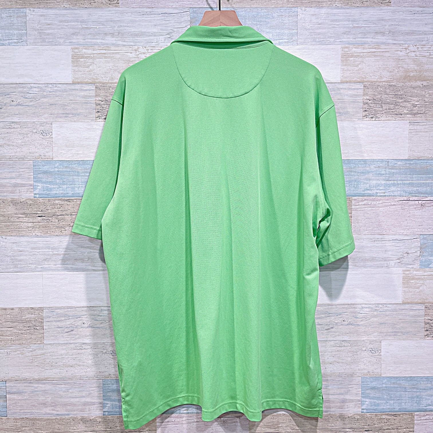 Donald Ross DONALD ROSS Performance Pique Golf Polo Shirt Green Mens XL Size US XL / EU 56 / 4 - 3 Thumbnail