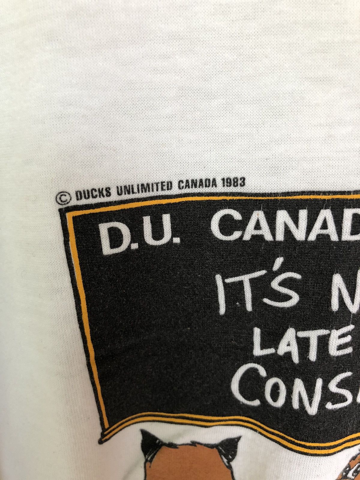 Vintage Vintage Ducks Unlimited Canada 1983 Shirt Tee Size US S / EU 44-46 / 1 - 3 Thumbnail