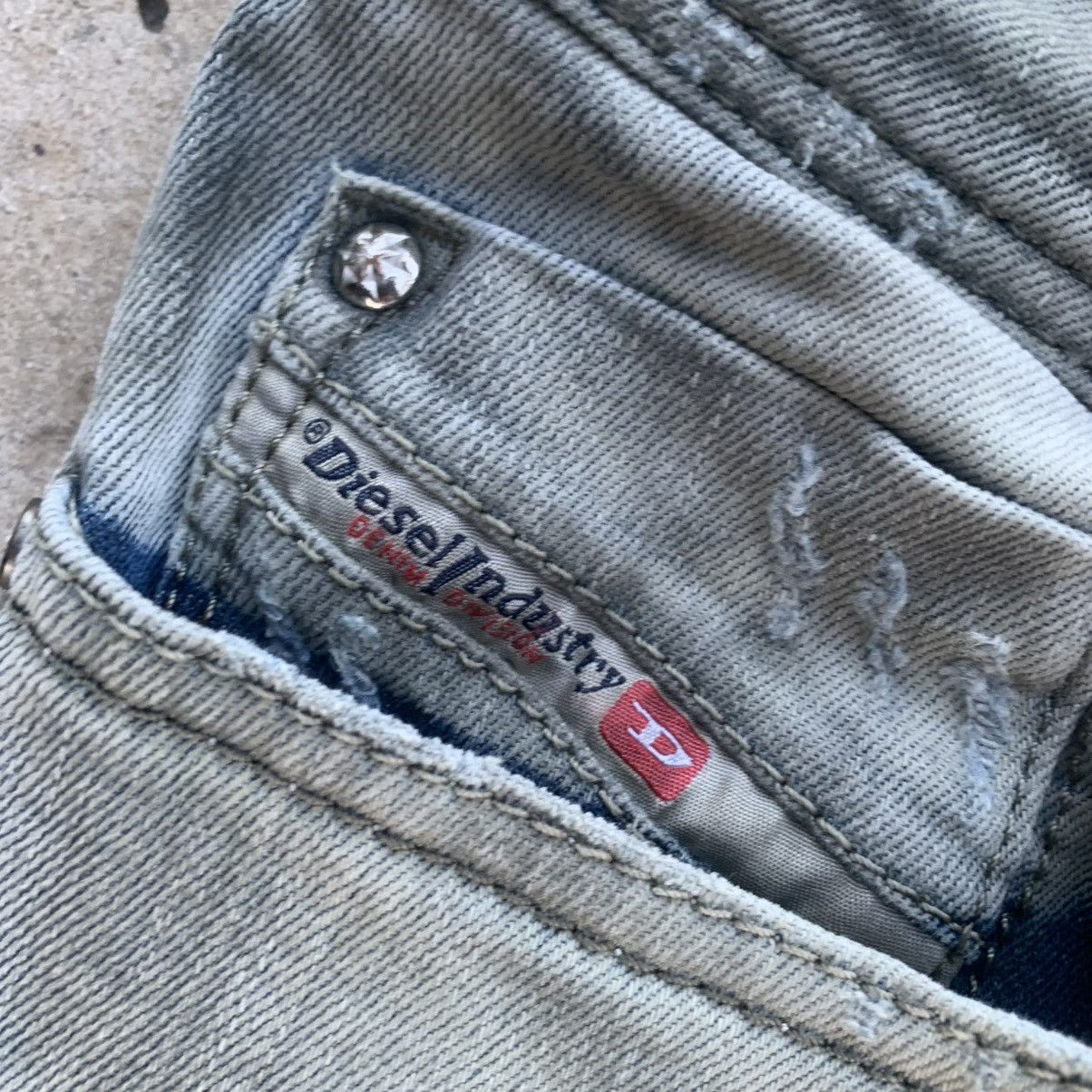 Diesel Vintage Japanese Style Diesel Sleenker Jeans W34xL32 Y2K Size US 34 / EU 50 - 7 Thumbnail