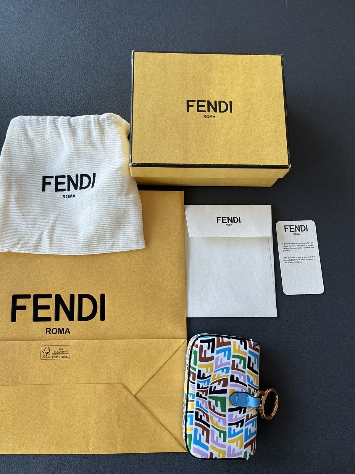 Fendi Fendi Super Runway Mini Bouquet Charm Bag Brand New Size ONE SIZE - 6 Thumbnail