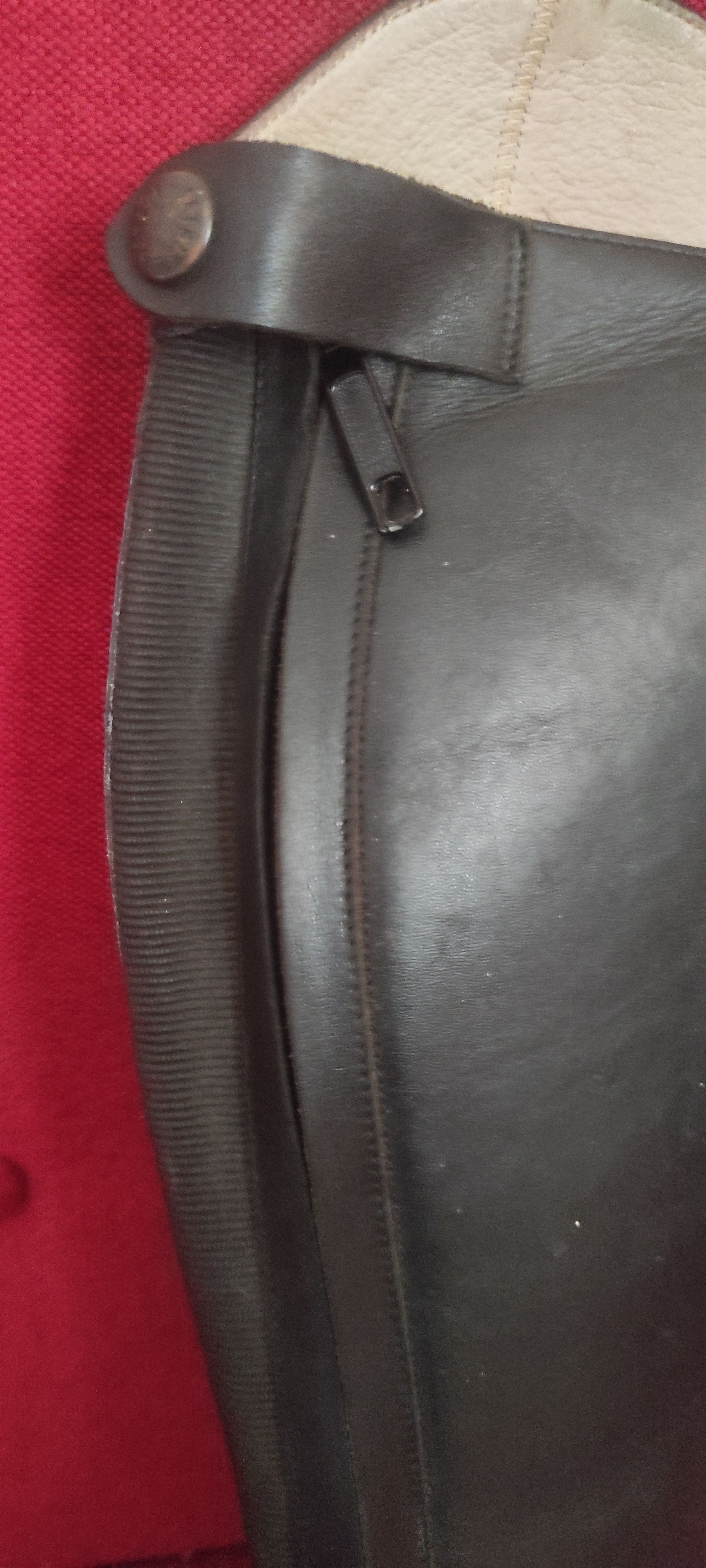 Leather Petrie Genuine Cowhide Leather Chaps Elastic Back Size US 7 / IT 37 - 5 Thumbnail