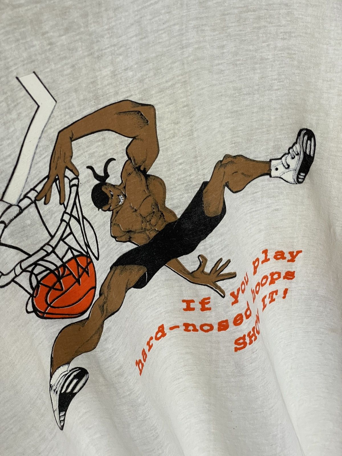 Anime × Japanese Brand × Vintage Vintage 90s Invention Of Basketball art graphic t shirt rare Size US XL / EU 56 / 4 - 8 Thumbnail
