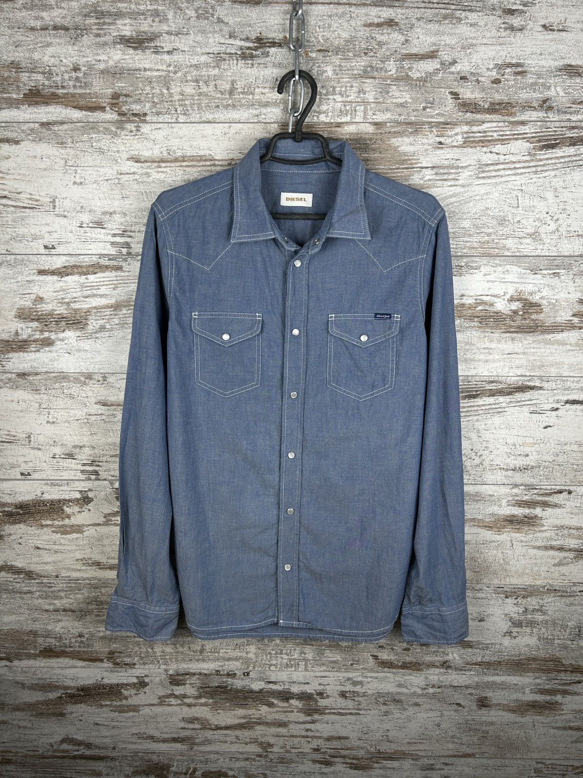 Diesel Mens Vintage Diesel Shirts button up streetwear luxury y2k Size US XL / EU 56 / 4 - 1 Thumbnail