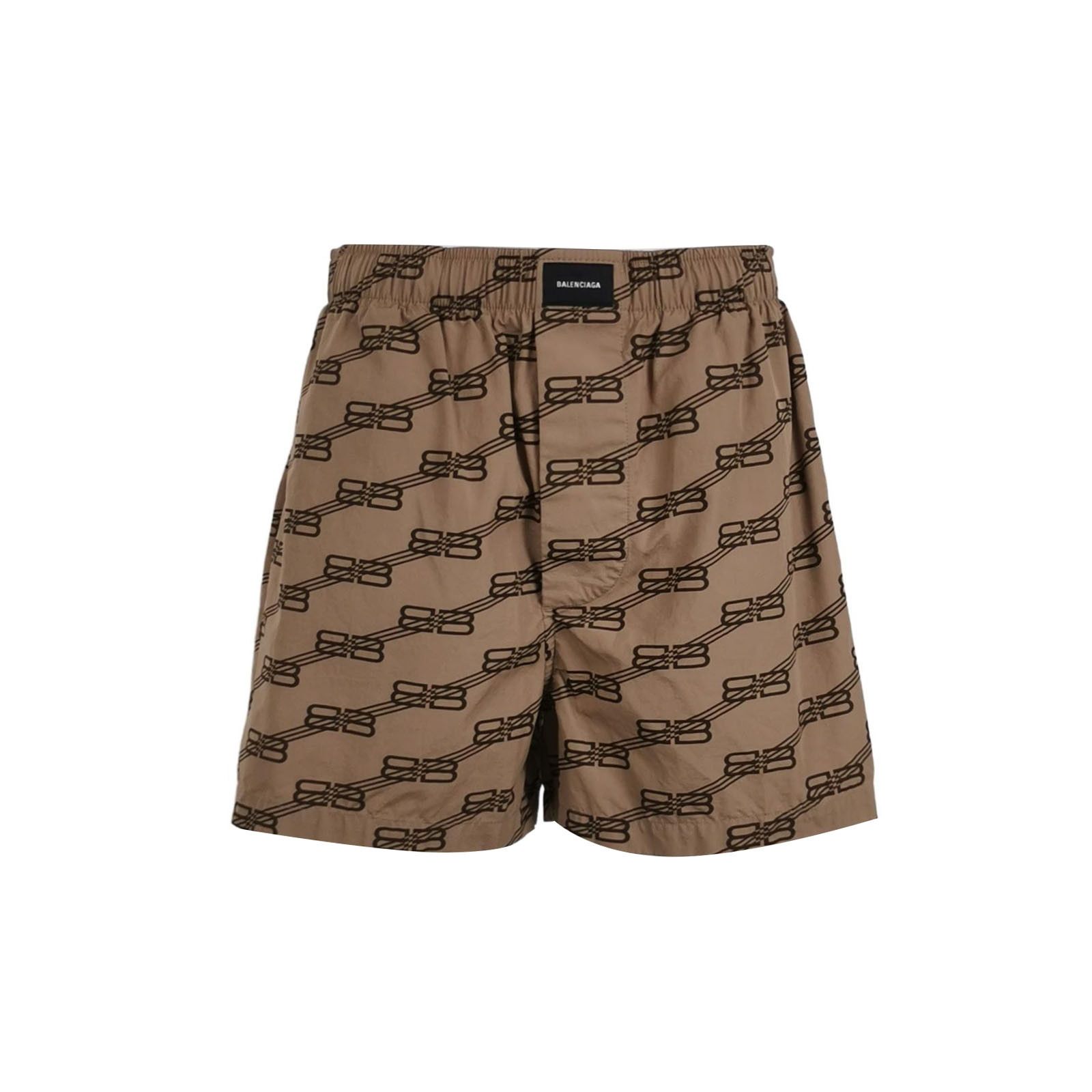 Balenciaga Balenciaga XS Cotton Logo Print Shorts Size 36" / US 14 / IT 50 - 1 Thumbnail