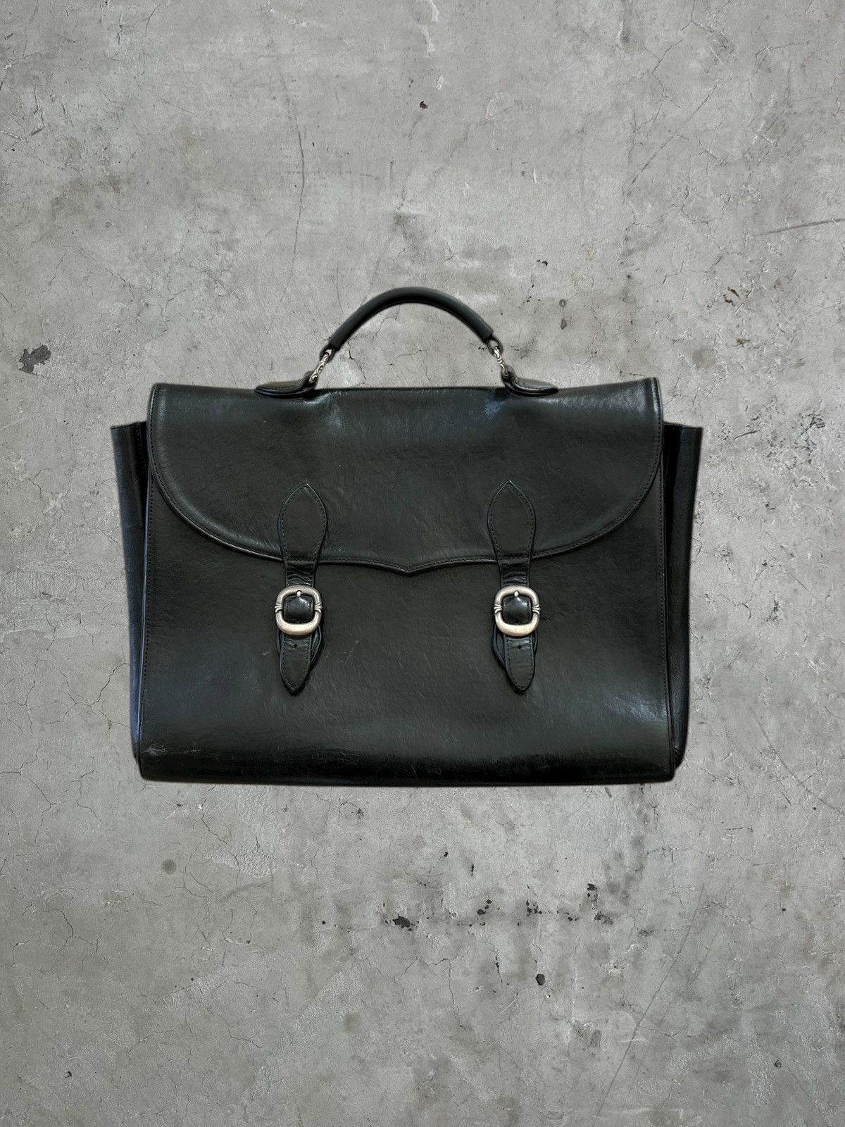 Chrome Hearts Chrome Hearts Leather Briefcase Bag Size ONE SIZE - 1 Thumbnail