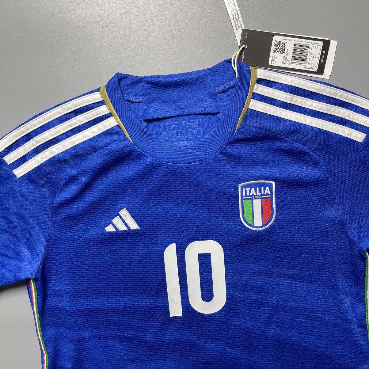 Adidas ITALY ADIDAS 2023/2024 FOOTBALL SOCCER HOME JERSEY Size M / US 6-8 / IT 42-44 - 2 Thumbnail