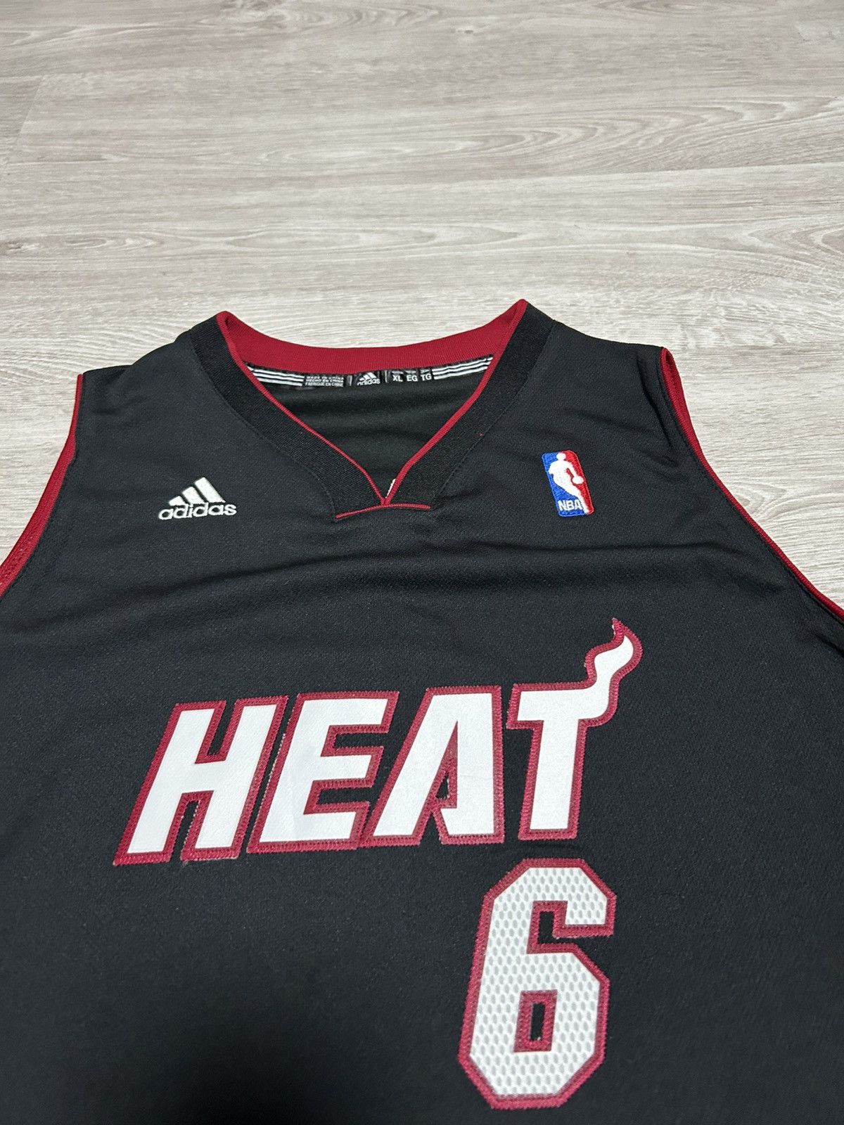 Adidas Adidas NBA Jersey Lebron James #6 Miami Heat Size M Size US M / EU 48-50 / 2 - 2 Thumbnail