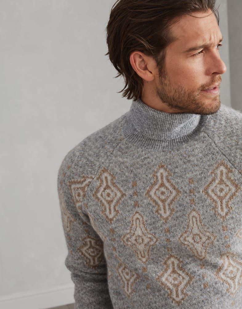 Brunello Cucinelli o1w1db10825 Turtleneck Jumper in Grey Size US S / EU 44-46 / 1 - 2 Thumbnail