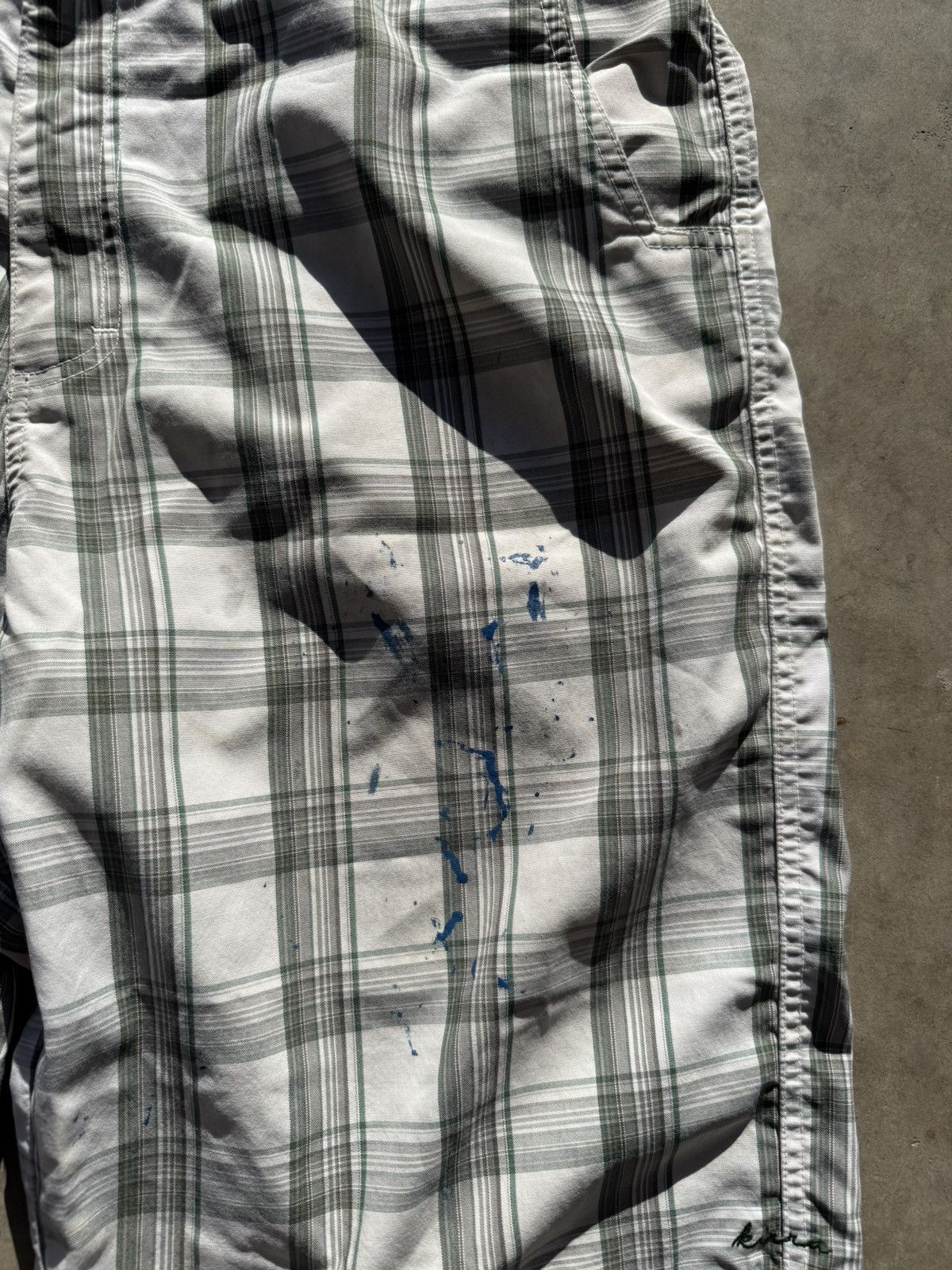 Quiksilver × Vintage Crazy Vintage Quiksilver 90s Surf Billabong Shorts Plaid Size US 38 / EU 54 - 2 Thumbnail
