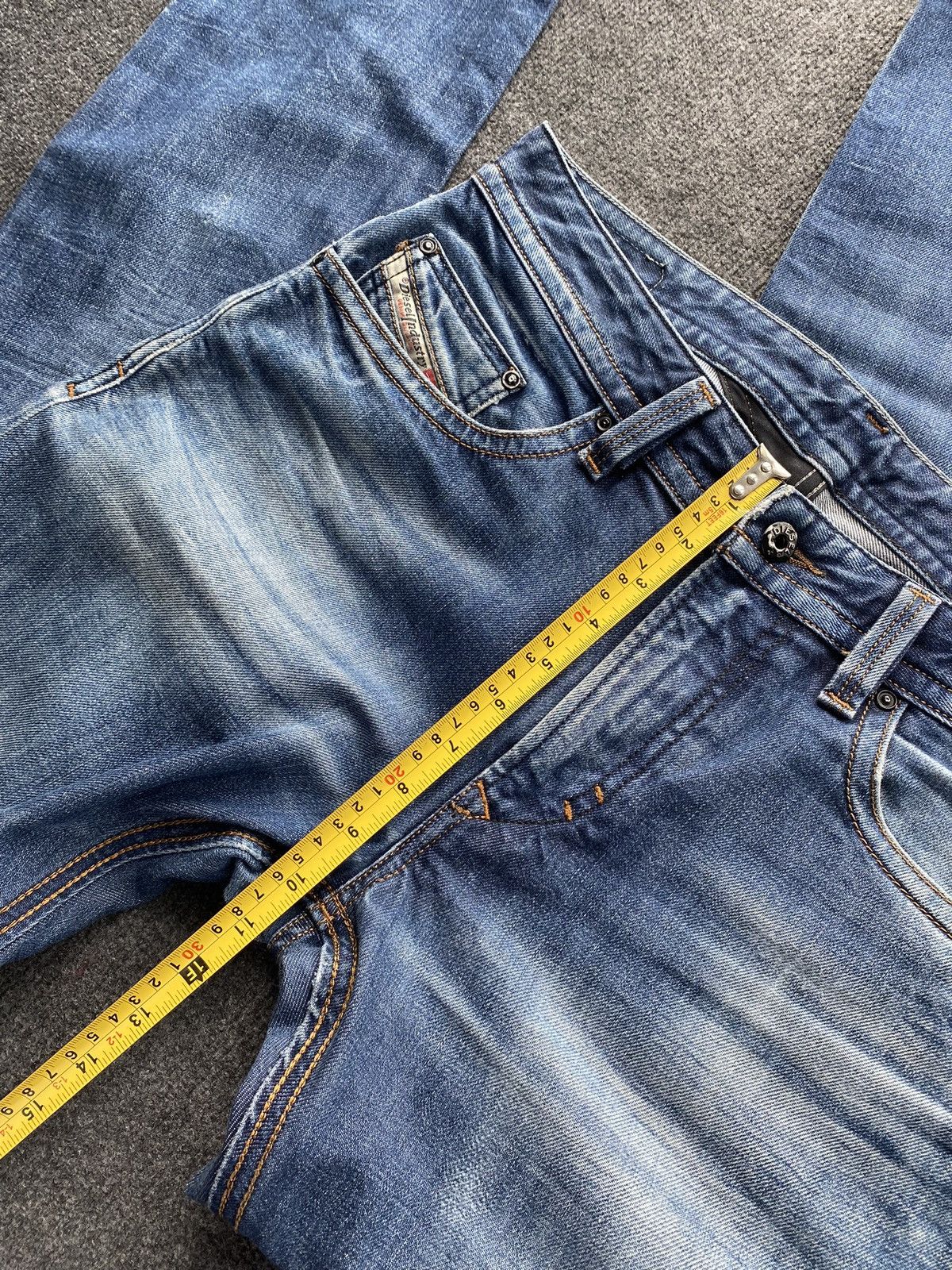 Diesel 🔥Opium Punk Diesel blue jeans thavar 31 mens Size US 31 - 12 Thumbnail