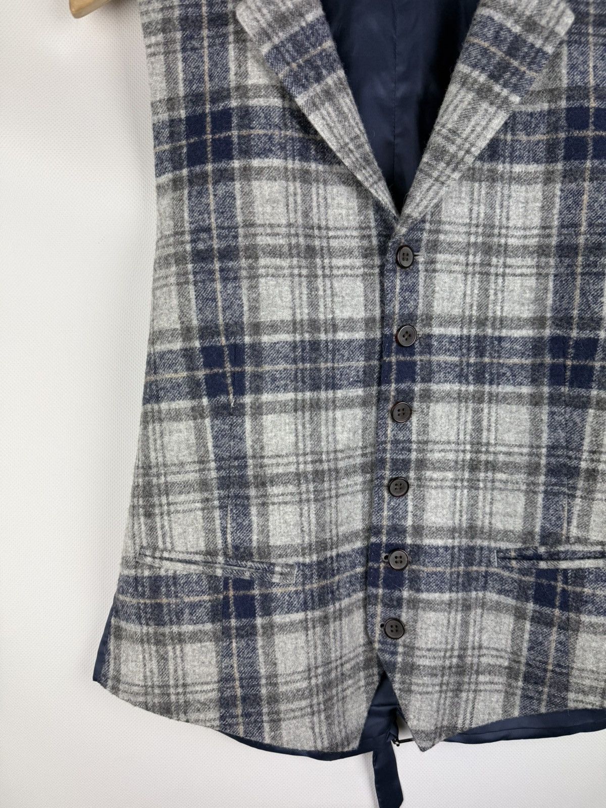 Suitsupply Suitsupply Capetown Men’s Alpaca / Wool Tweed Vest Size 38R - 7 Thumbnail