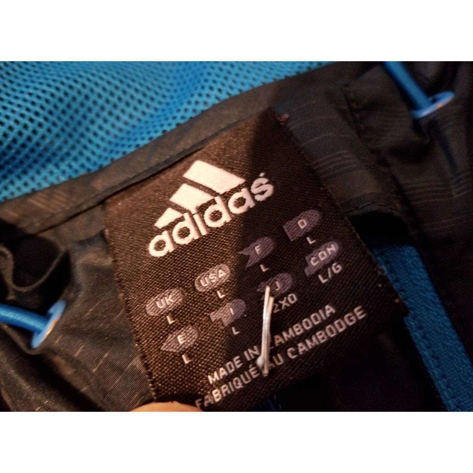 Adidas adidas Jacket Gray Hooded Athletic Gym Workout Mens L Large Size US L / EU 52-54 / 3 - 3 Thumbnail