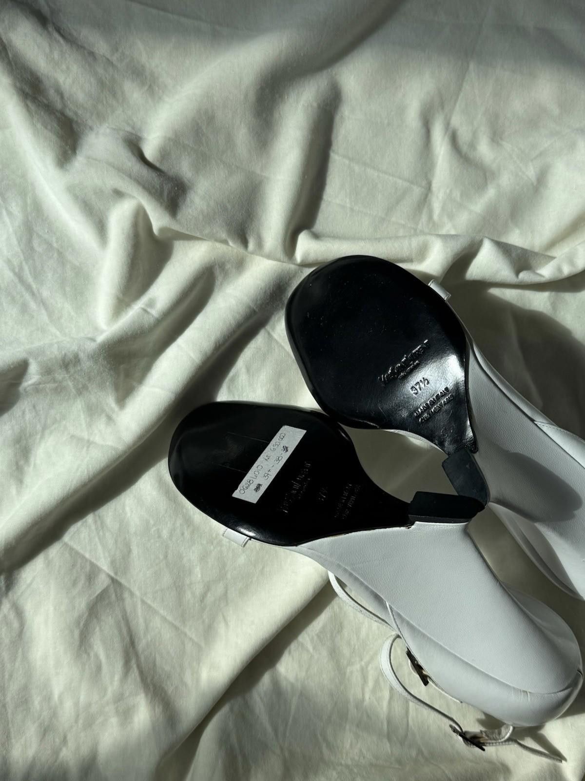 Saint Laurent Paris !NEW S/S 2001 Yves Saint Laurent by Tom Ford Runway Heels Size US 7.5 / IT 37.5 - 12 Thumbnail