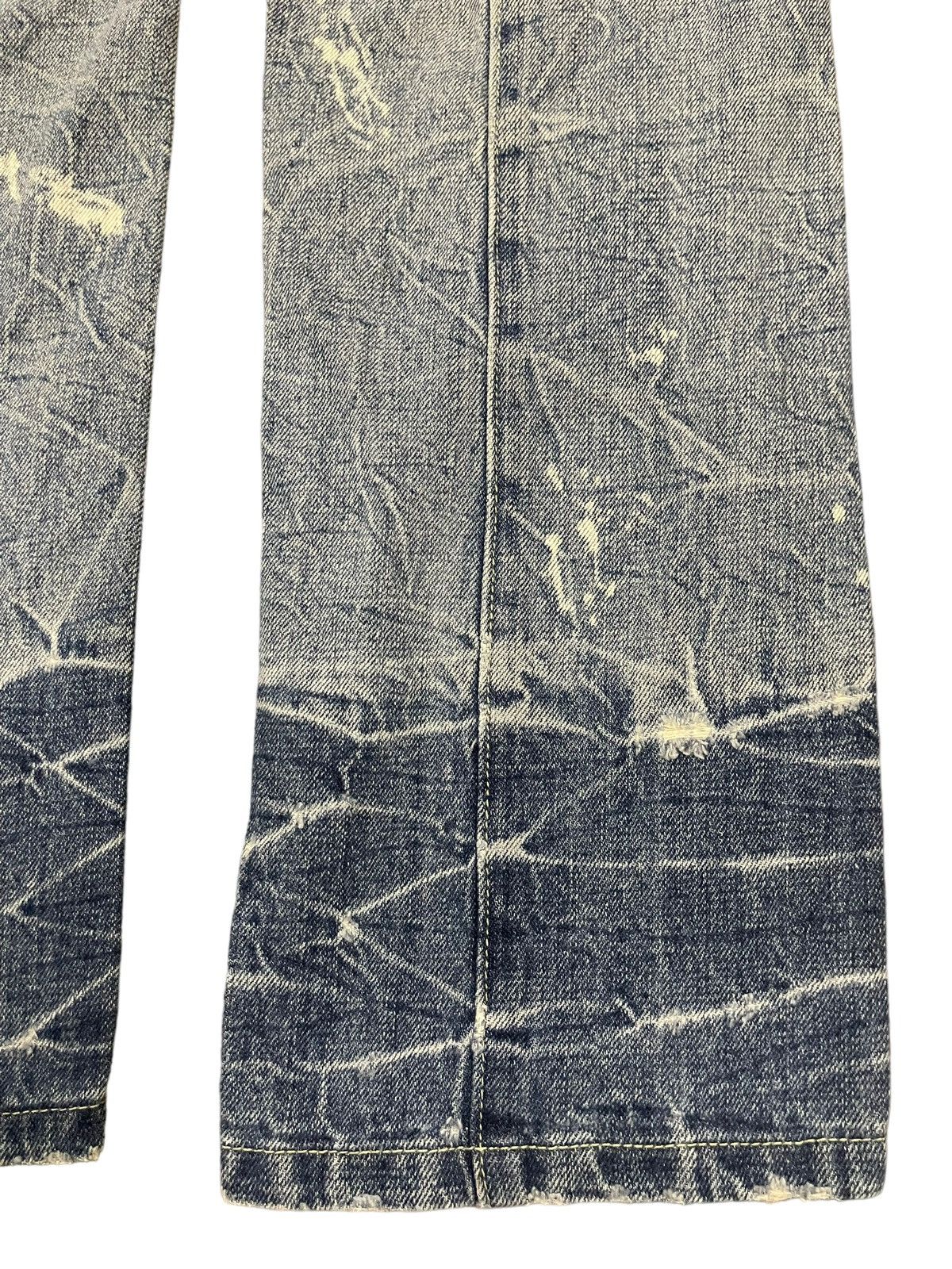 If Six Was Nine Vintage Japanese Brand Blue Wash Style Paint Splash Jeans Size US 30 / EU 46 - 6 Thumbnail