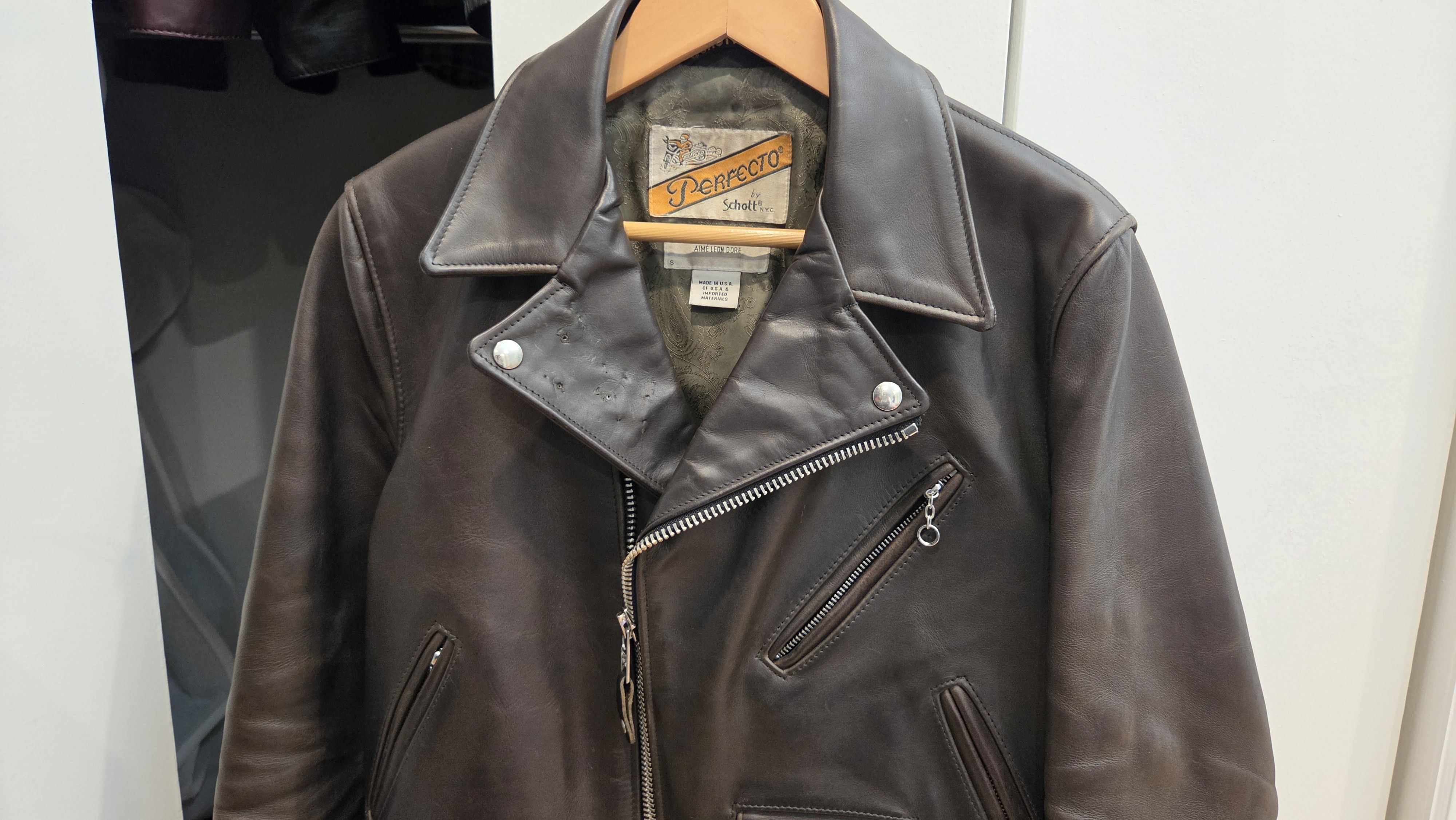 Schott Schott x Aime Leon Dore Perfecto Leather Jacket Size US S / EU 44-46 / 1 - 2 Thumbnail