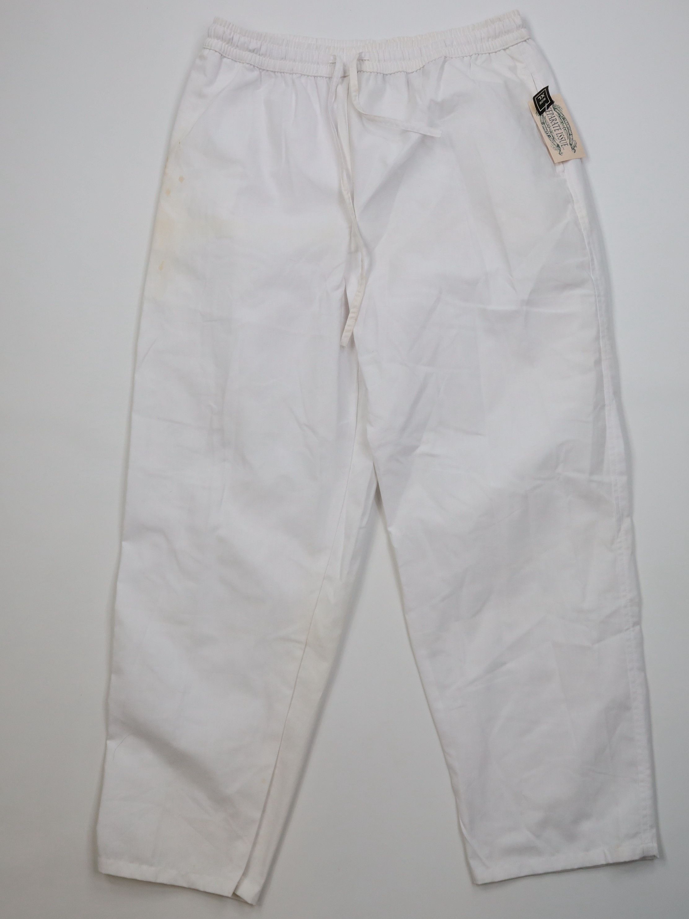 Vintage Deadstock Vintage 90s Streetwear Relaxed Fit Pants White Size 32" / US 10 / IT 46 - 1 Thumbnail