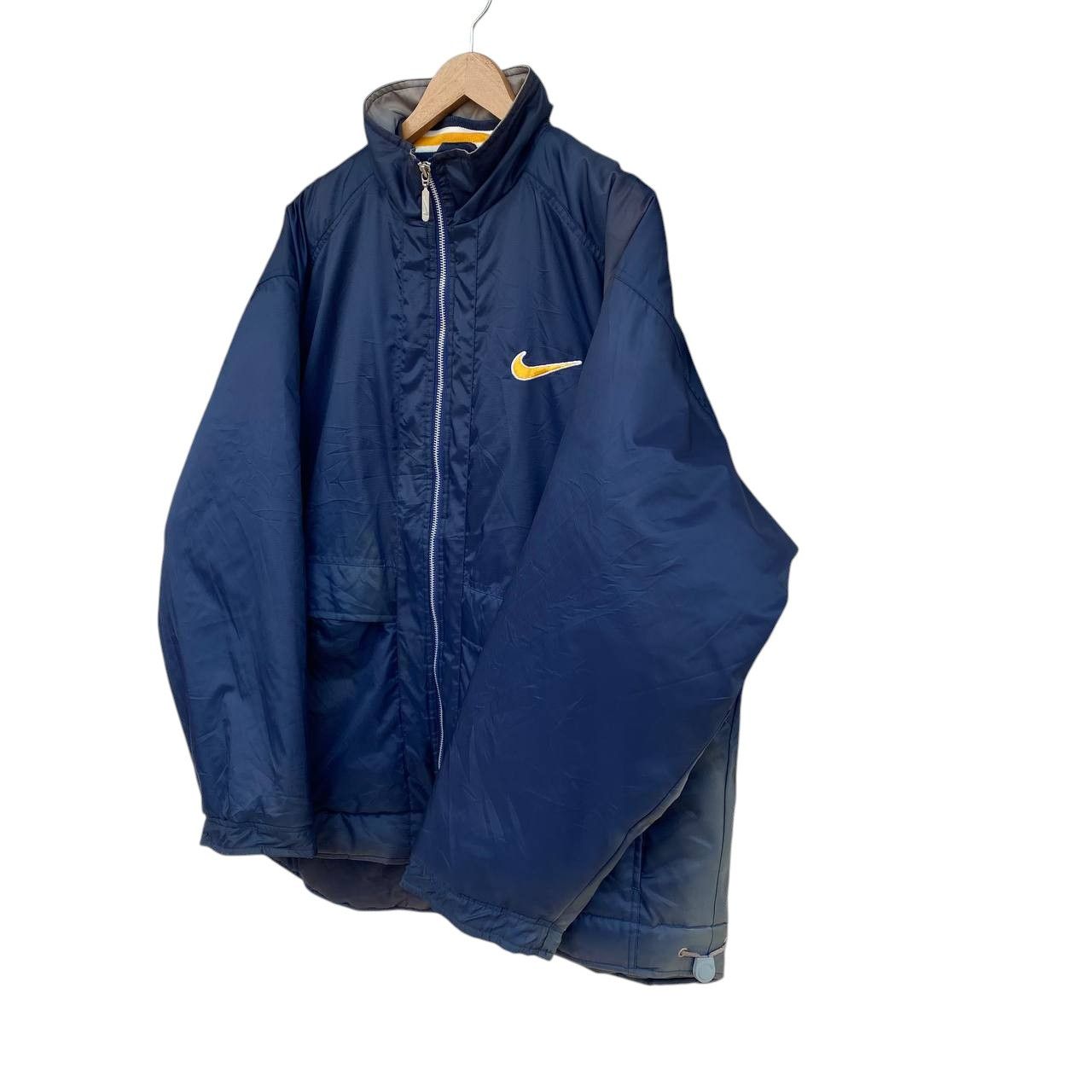 Vintage VINTAGE 90S NIKE COACH INSULATED JACKET FADED BLUE Size US L / EU 52-54 / 3 - 7 Thumbnail