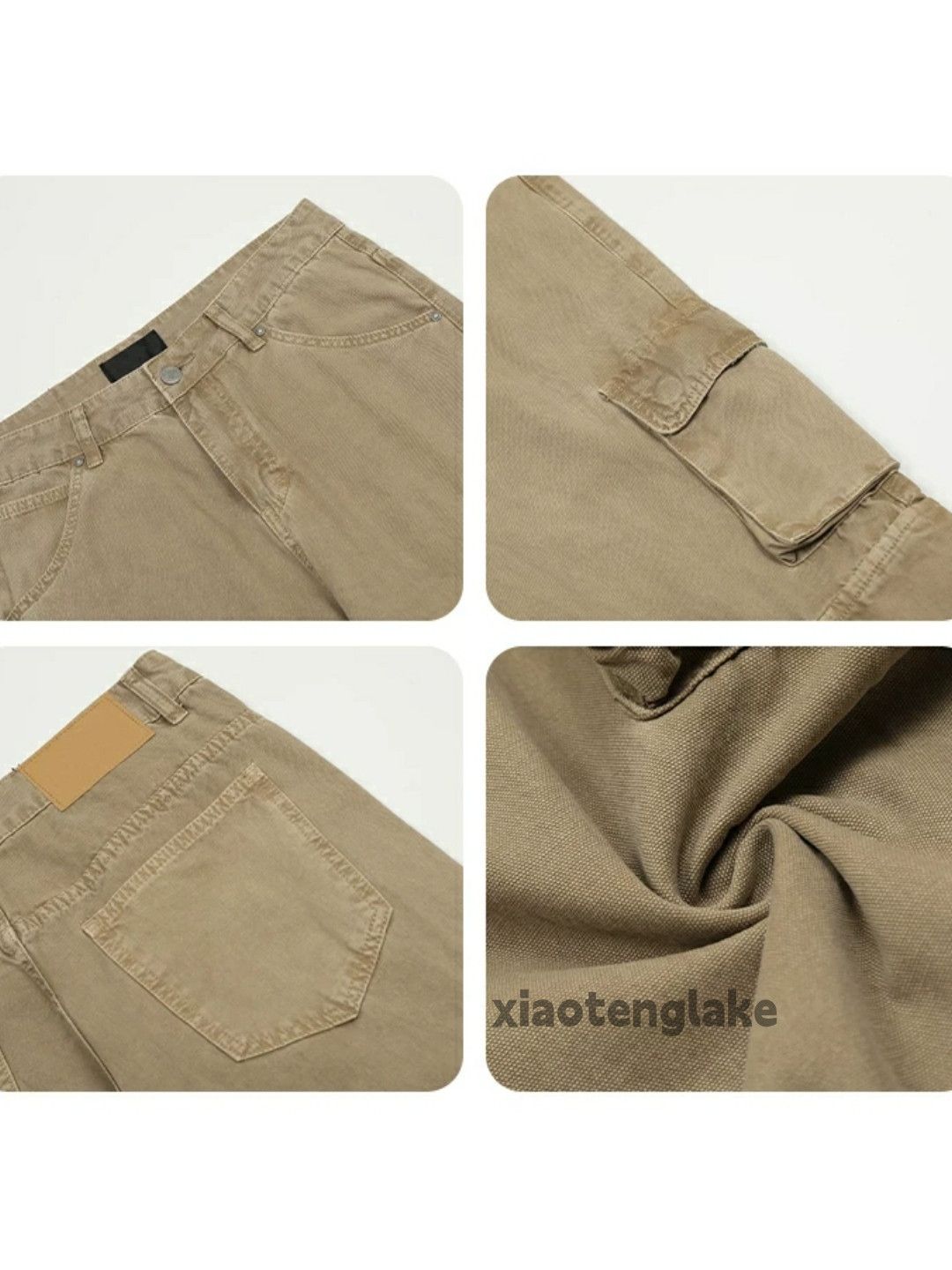 Designer × Japanese Brand × Vintage washed faded double cargo utility military cargo pants Size US 33 - 2 Thumbnail