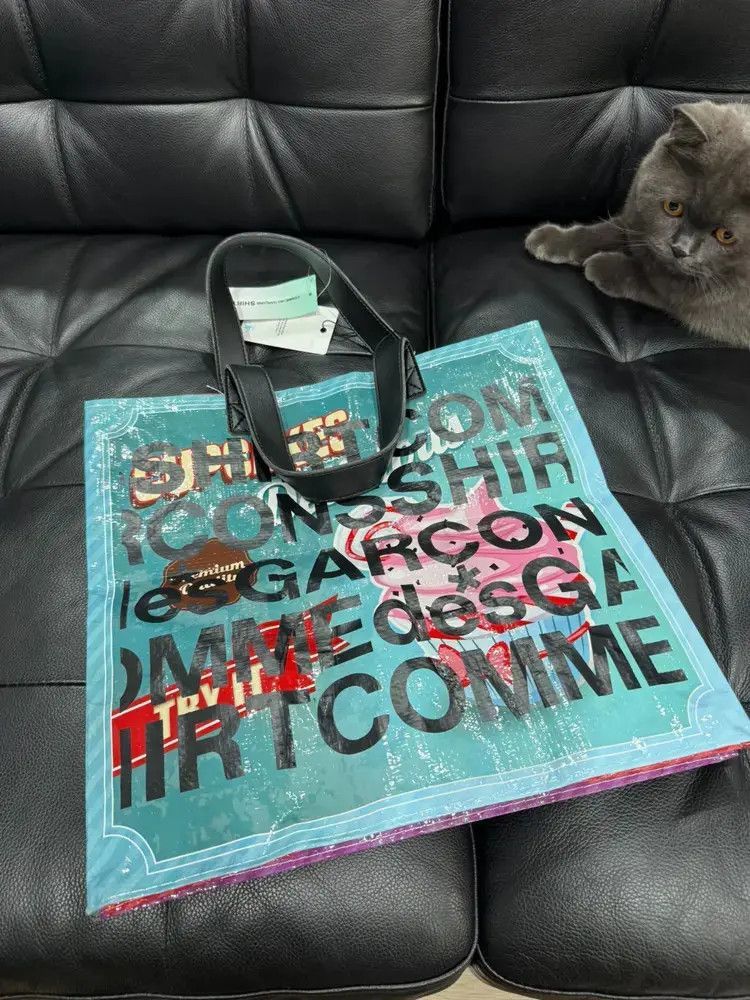 Comme Des Garcons Plastic Tote Bag