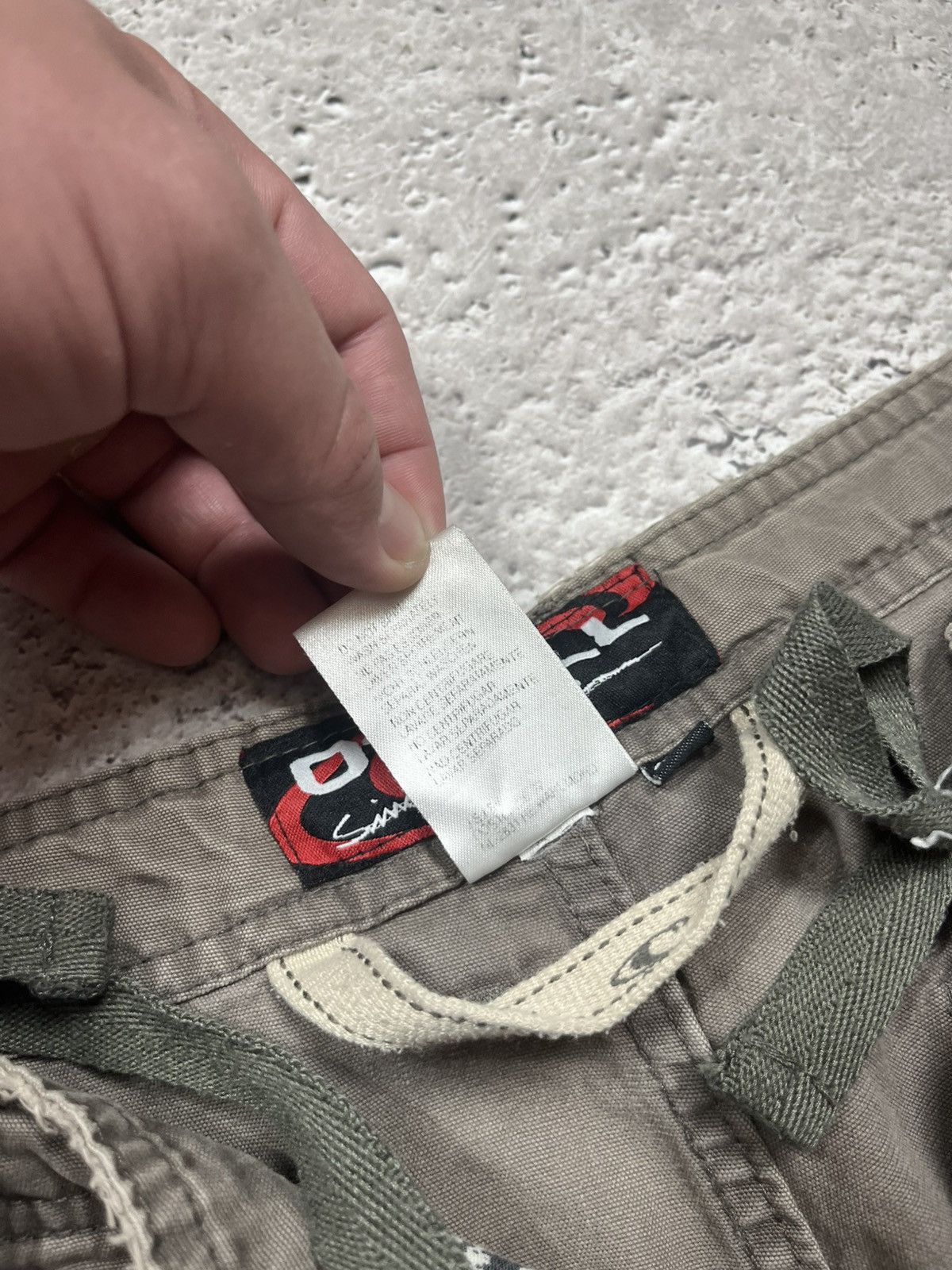 O'Neill × Vintage O’Neill Baggy Faded Cargo Pants Wide Fit Workwear Style Size US 34 / EU 50 - 8 Thumbnail