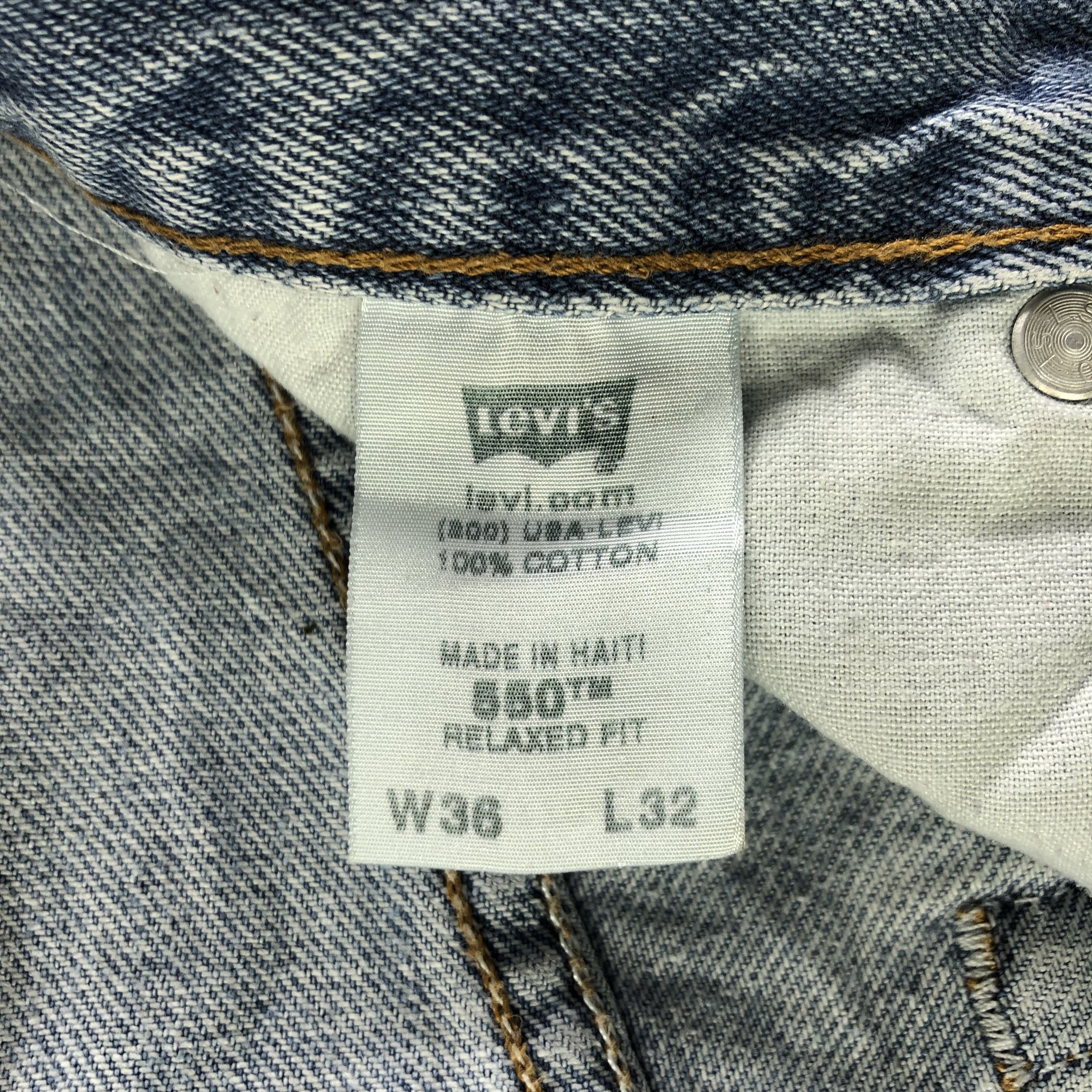 Levi's × Vintage Vintage Blue Wash Levis 550 Jeans-JM3430 Size US 34 / EU 50 - 11 Thumbnail