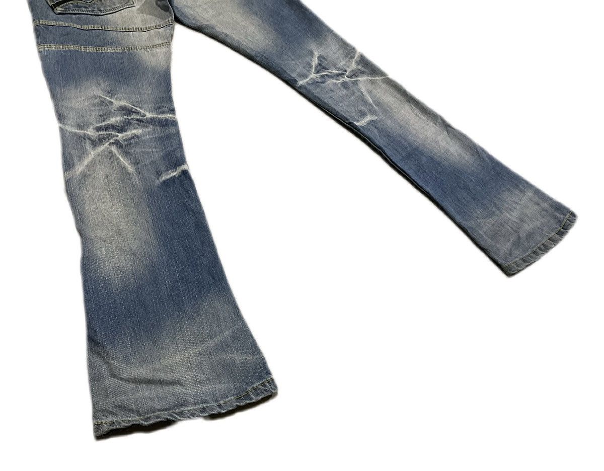If Six Was Nine 🔥Sick Y2K Nicole Club For Men Flared Denim UK Flag Size US 30 / EU 46 - 14 Thumbnail