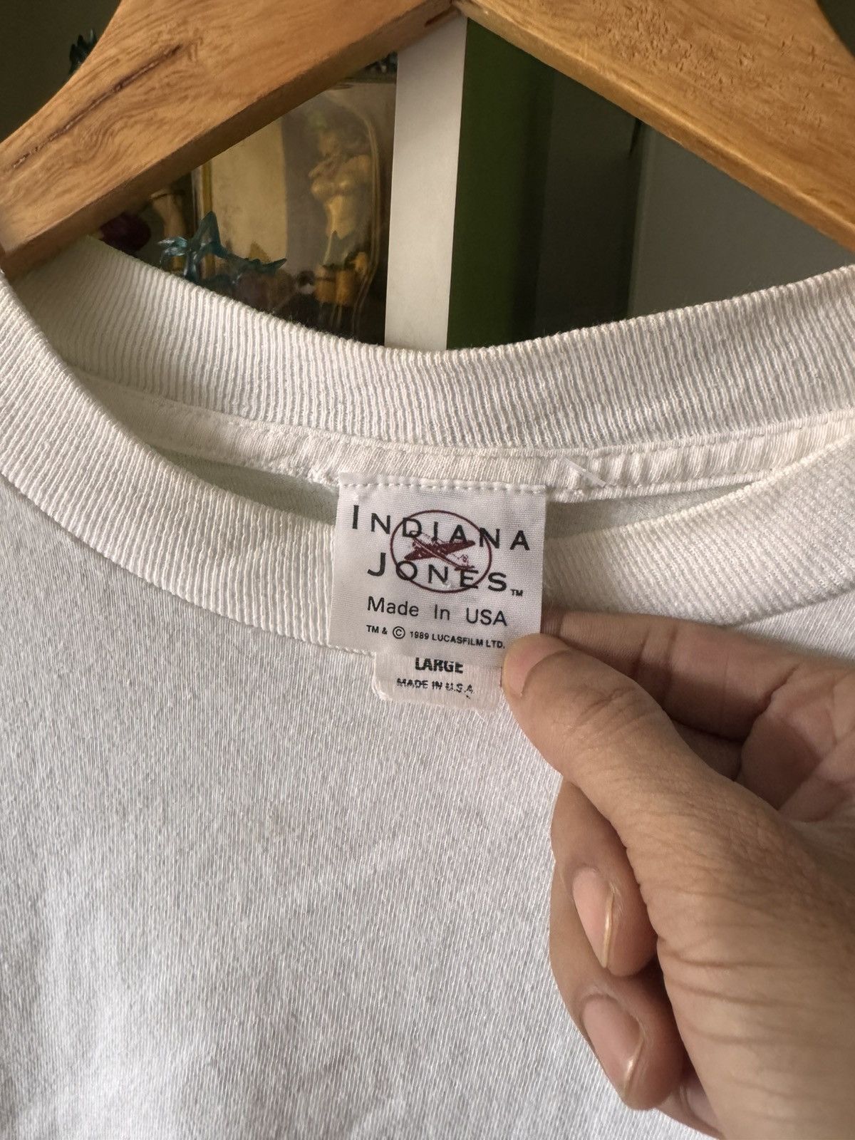 If Six Was Nine × Vintage VINTAGE INDIANA JONES BACKHIT dated 1989 Size US L / EU 52-54 / 3 - 3 Thumbnail