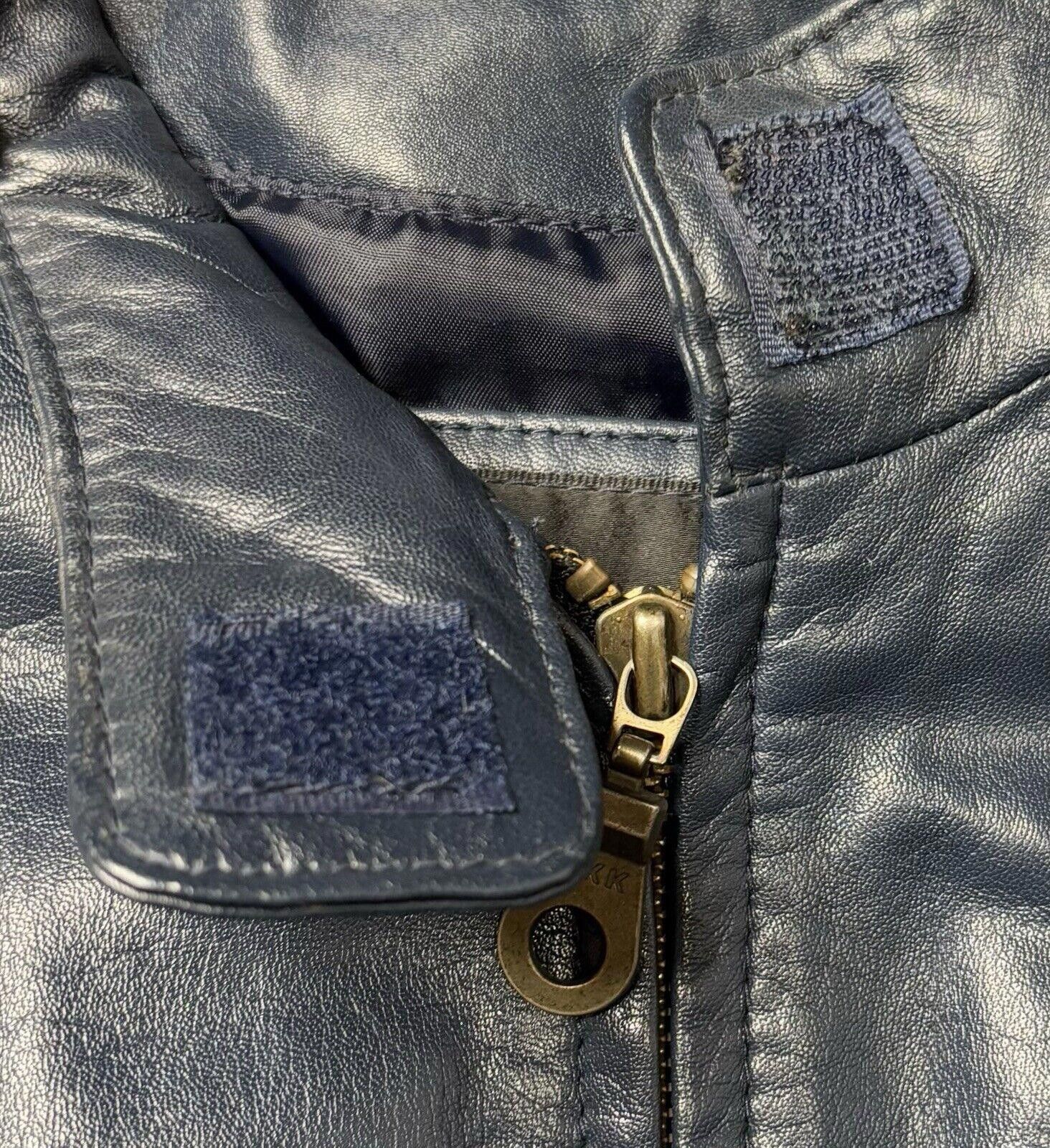 Other The Leather Company New York Jacket Women's XL Blue VTG Size XL / US 12-14 / IT 48-50 - 5 Thumbnail