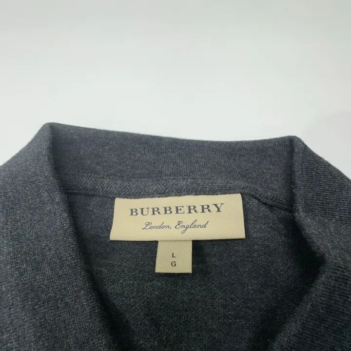 Burberry Burberry Burberry Grey Short Sleeve Polo Shirt-2507 Size US L / EU 52-54 / 3 - 7 Thumbnail