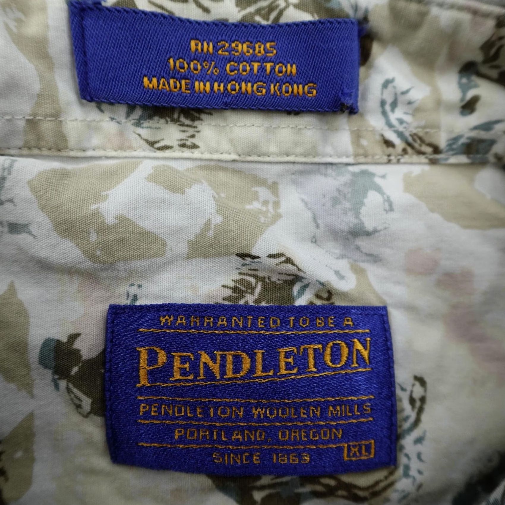 Pendleton VINTAGE Pendleton Shirt Mens XL Beige Western Pearl Snap Rodeo Bucking Horse Size US XL / EU 56 / 4 - 7 Thumbnail