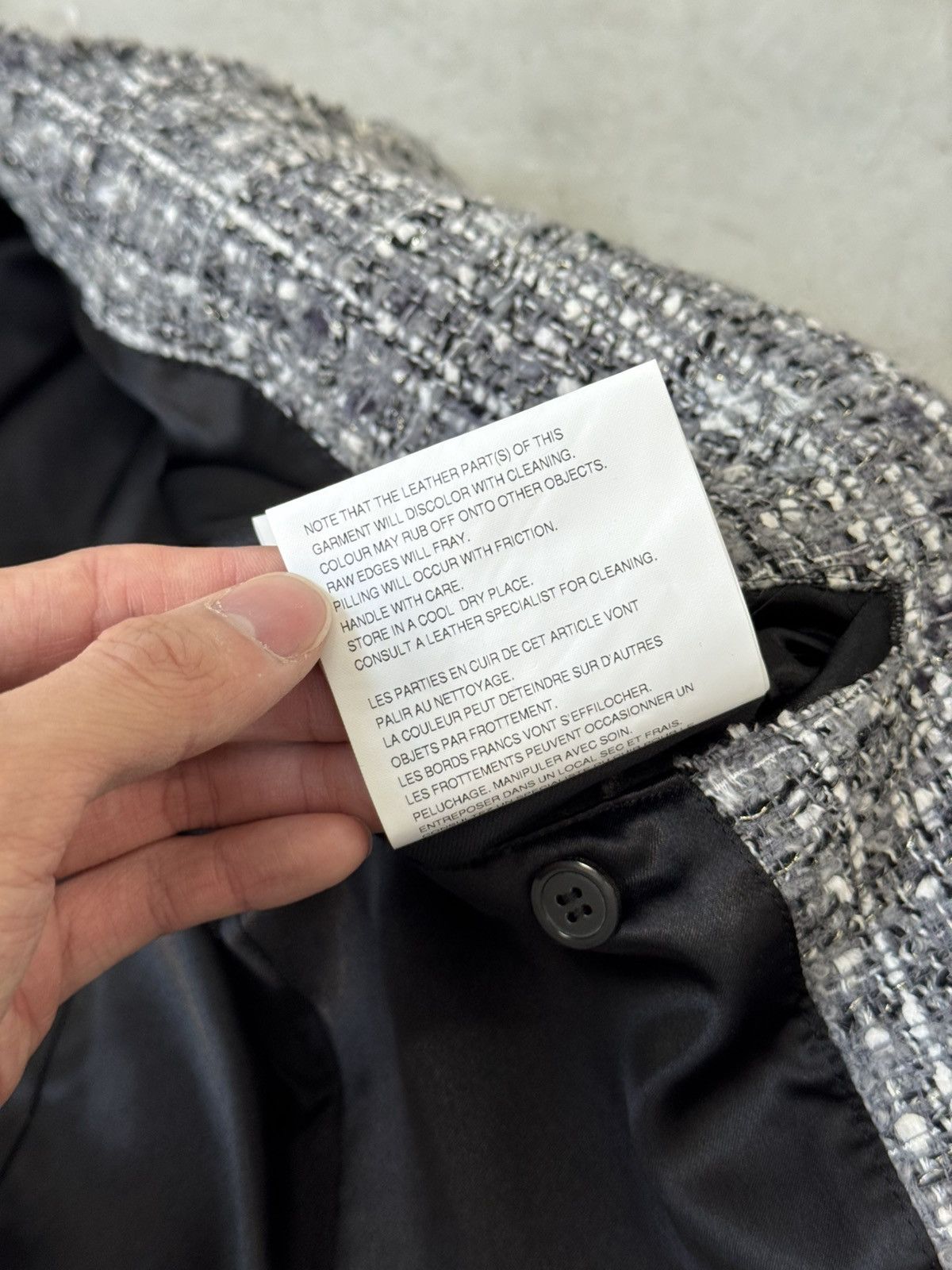 Junya Watanabe FW14 HYBRID TWEED/DENIM JACKET Size M / US 6-8 / IT 42-44 - 12 Thumbnail