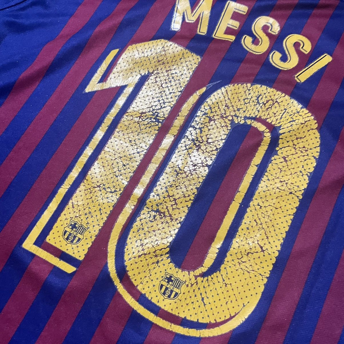 Other Barcelona 2018-2019 Jersey Home Shirt Nike Messi #10 Size US XL / EU 56 / 4 - 13 Thumbnail