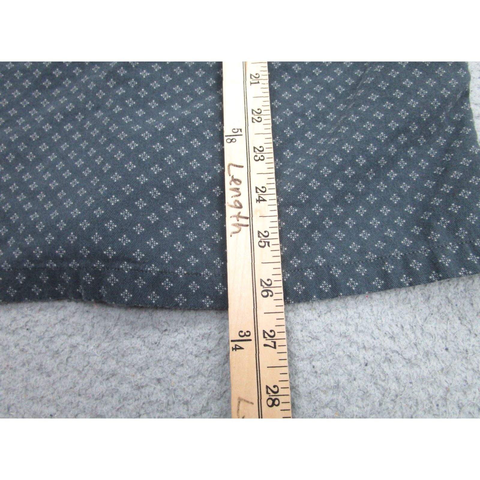 Abercrombie & Fitch Abercrombie & Fitch Mens XS Gray Geometric Cotton Blend Button-Up Shirt Casual Size US XS / EU 42 / 0 - 7 Thumbnail