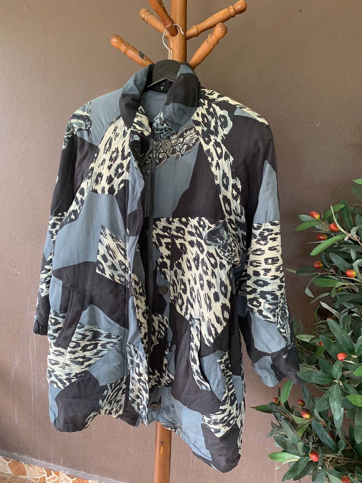 Vintage Vintage All Over Print Leopard Jacket Size L / US 10 / IT 46 - 3 Thumbnail
