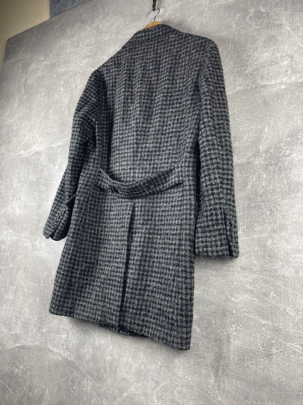 Barba Napoli Barba Napoli Wool Checkered Blend Overcoat Houndstooth Coat Size US M / EU 48-50 / 2 - 6 Thumbnail