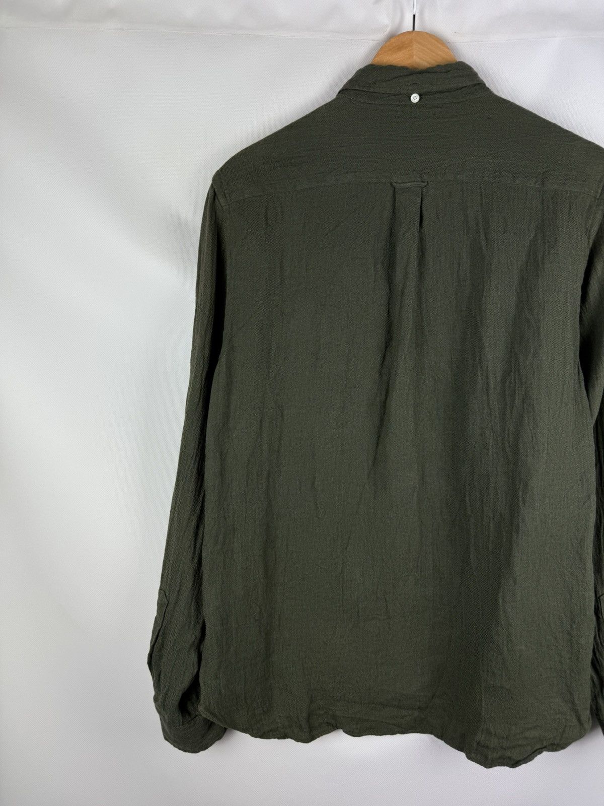 Beams Plus Beams Plus Japan Men’s Long Sleeve Linen Button Up Shirt Size US M / EU 48-50 / 2 - 17 Thumbnail