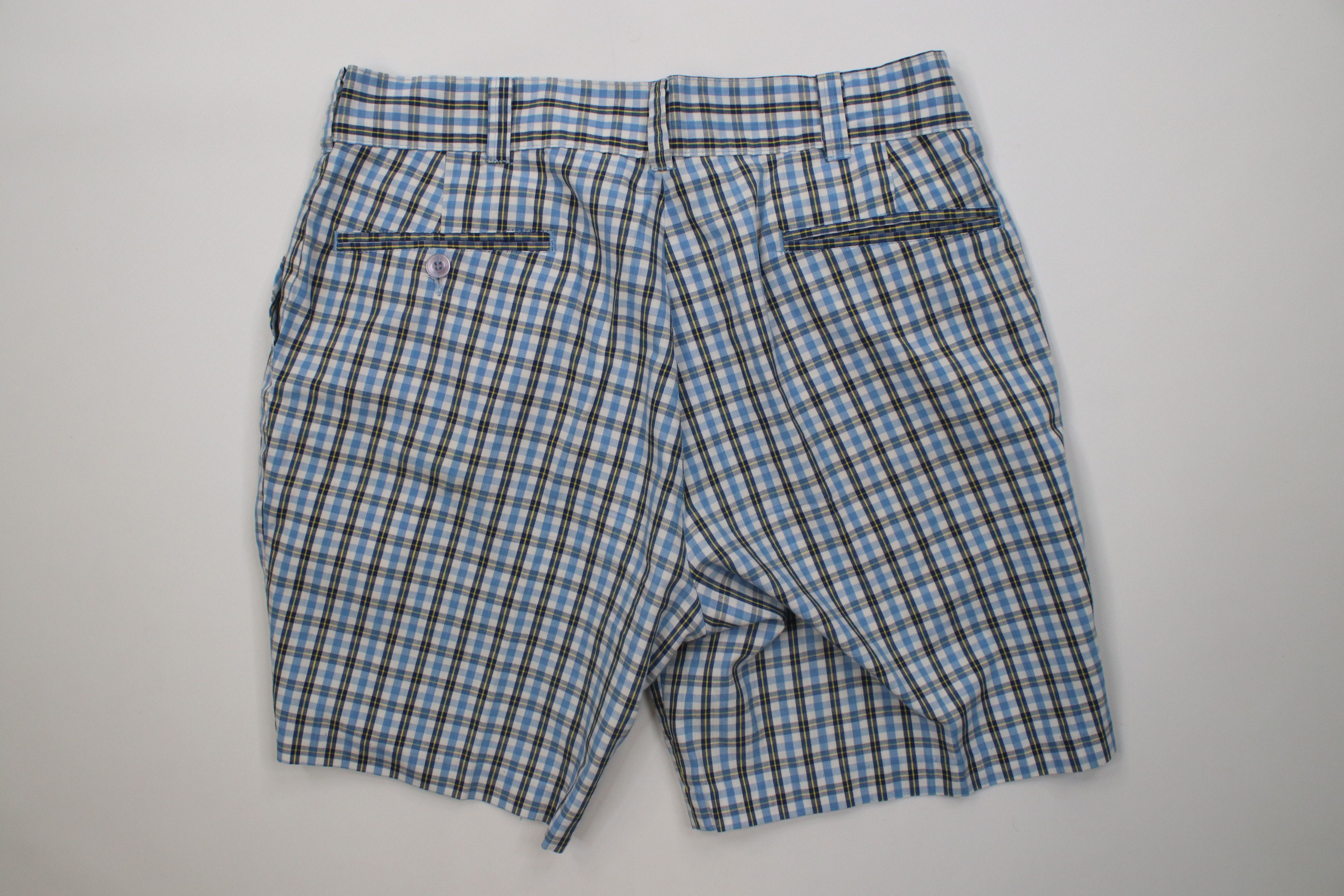 Vintage Vintage 60s 70s Streetwear Plaid Above Knee Chino Shorts Size US 34 / EU 50 - 13 Thumbnail
