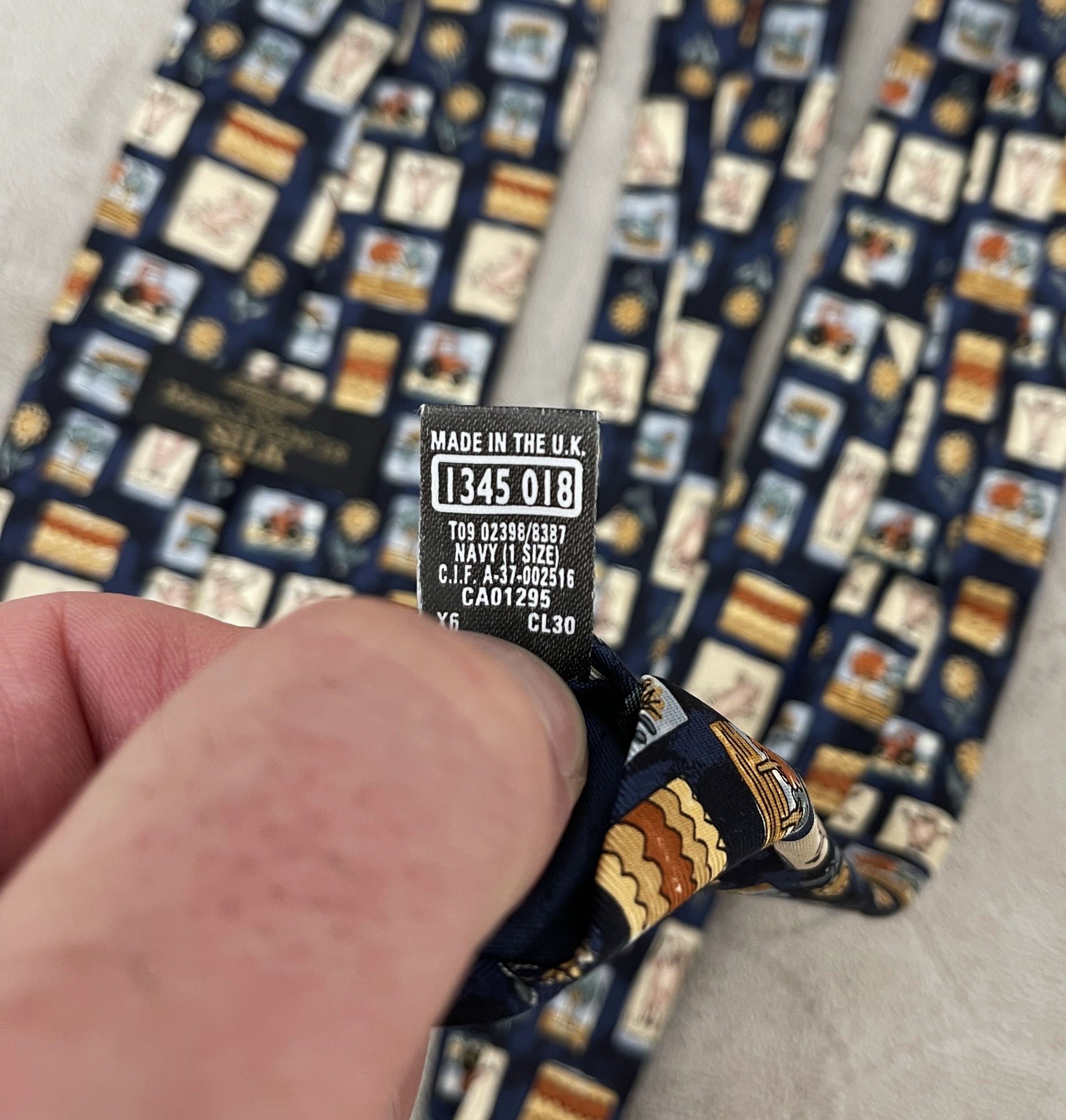 Marks & Spencer × Vintage Marks And Spencer Vintage Tie Size ONE SIZE - 6 Thumbnail