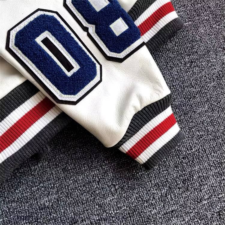 Japanese Brand × Vintage American retro embroidered baseball jacket Size US L / EU 52-54 / 3 - 6 Thumbnail
