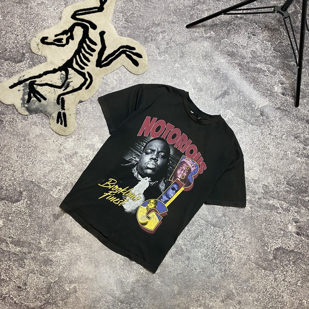 Rap Tees Vintage Notorius BIG Graphic logo 90’s rap faded tee Size US S / EU 44-46 / 1 - 1 Thumbnail