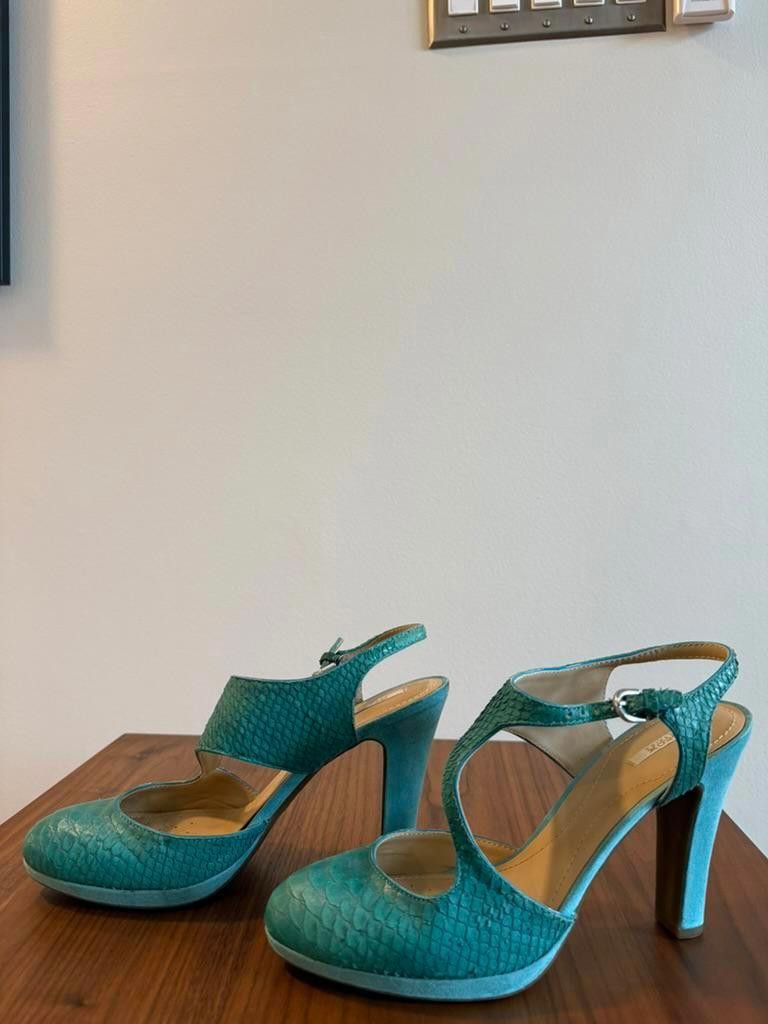 Geox Patented Respira Sandals-Teal Size US 10 / IT 40 - 7 Thumbnail