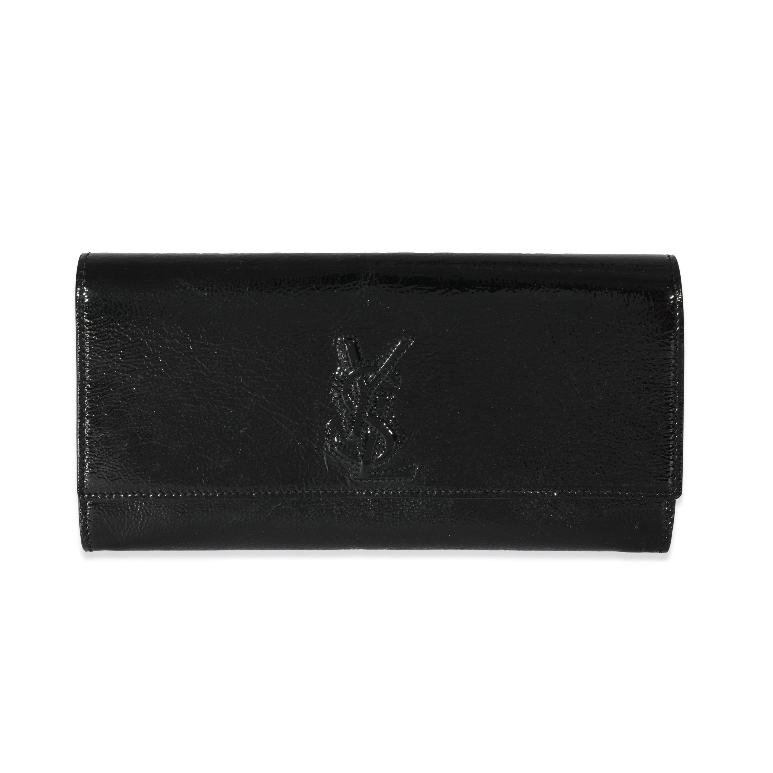 image of YVES Saint Laurent Black Patent Small Belle De Jour, Women's