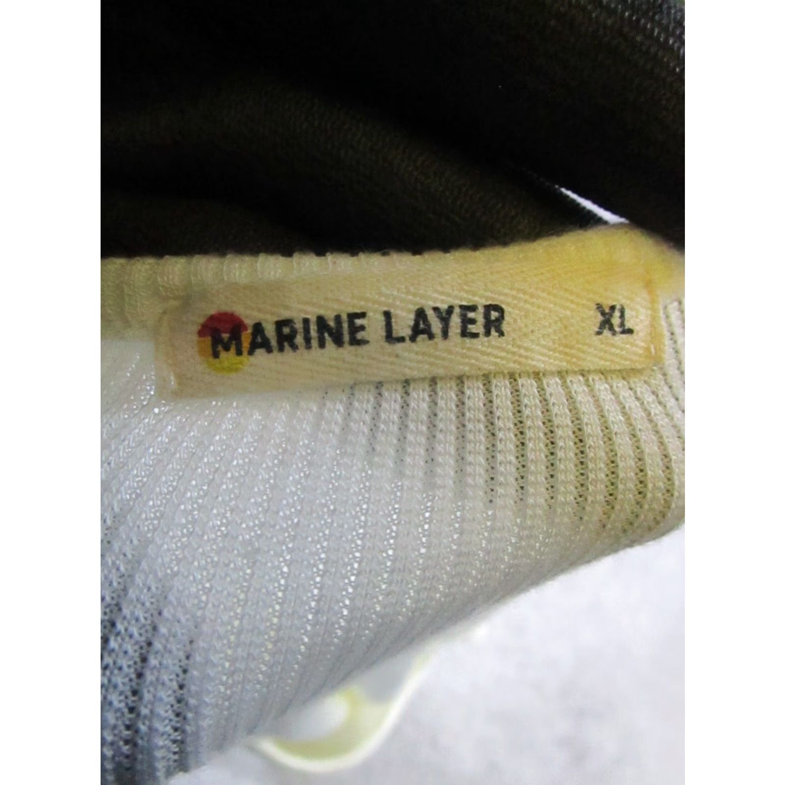 Marine Layer Marine Layer Shirt Womens XL White Waffle Knit Top Square Neck Pullover Blouse Knit Lyocell Short Sleeve Regular Size XL / US 12-14 / IT 48-50 - 3 Thumbnail