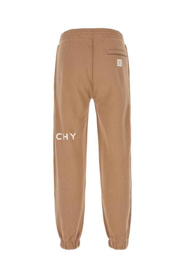 Givenchy os11x0724 Biscuit Cotton Joggers in Beige Size 36" / US 14 / IT 50 - 2 Thumbnail