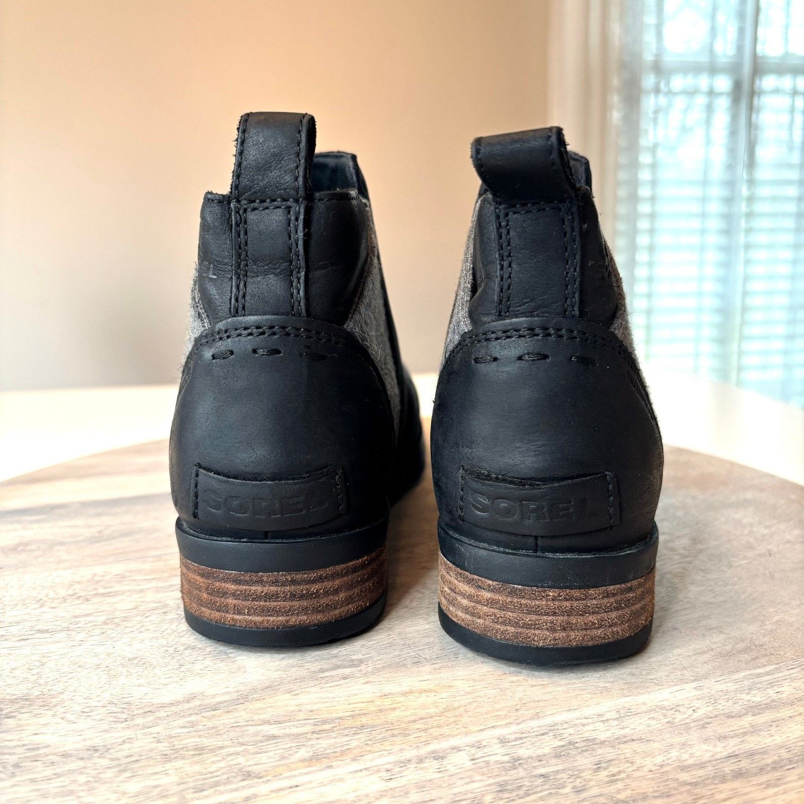 SOREL Sorel Emelie Ankle Chelsea Boots Size 8 Leather NL3718-010 Size US 8 / IT 38 - 7 Thumbnail