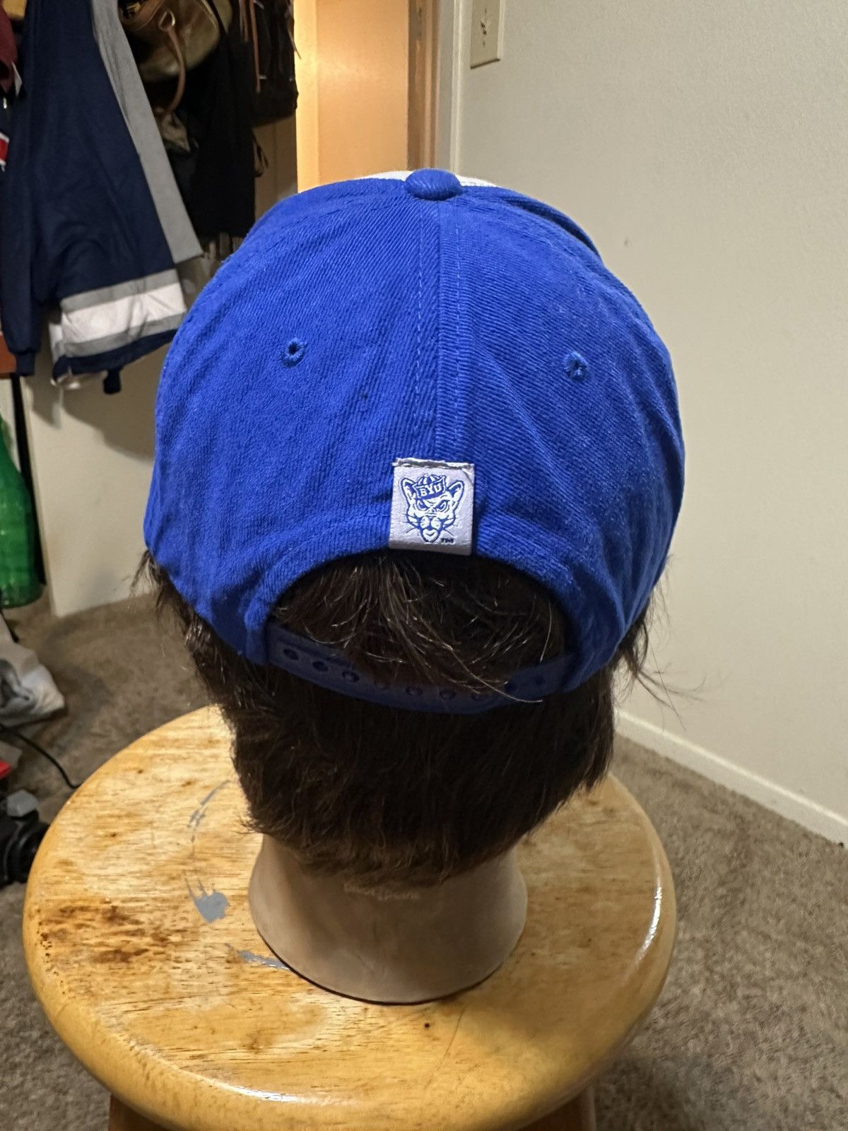 NCAA Vintage BYU university “triple blue” hat 00s Size ONE SIZE - 4 Thumbnail