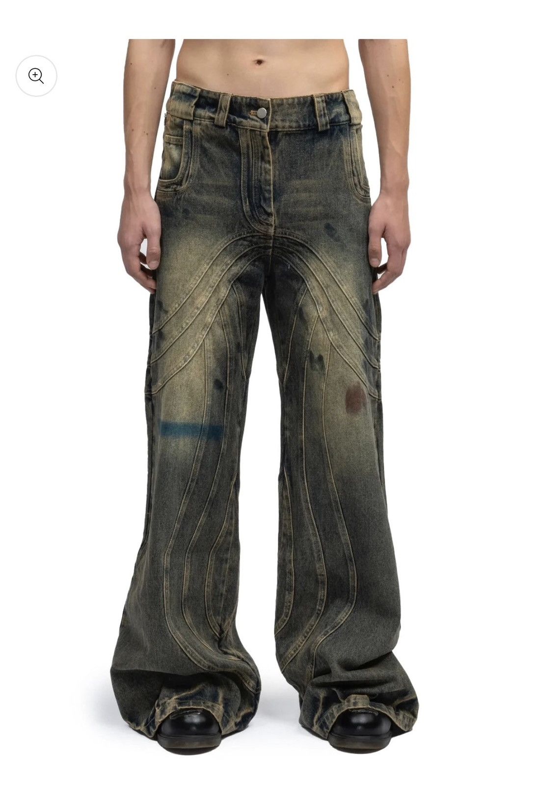 No Faith Studios No/Faith Studios Italian Ocean Loose Cut Denim