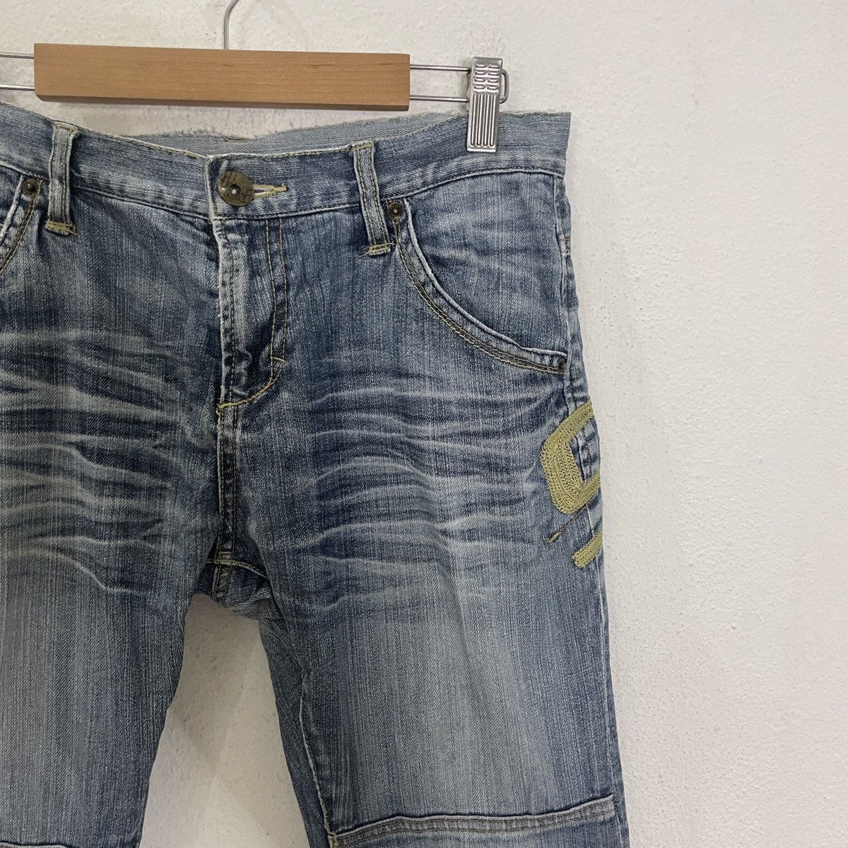 Japanese Brand Vintage Original Style 92 Buckle Denim Jeans Size 30" / US 8 / IT 44 - 7 Thumbnail