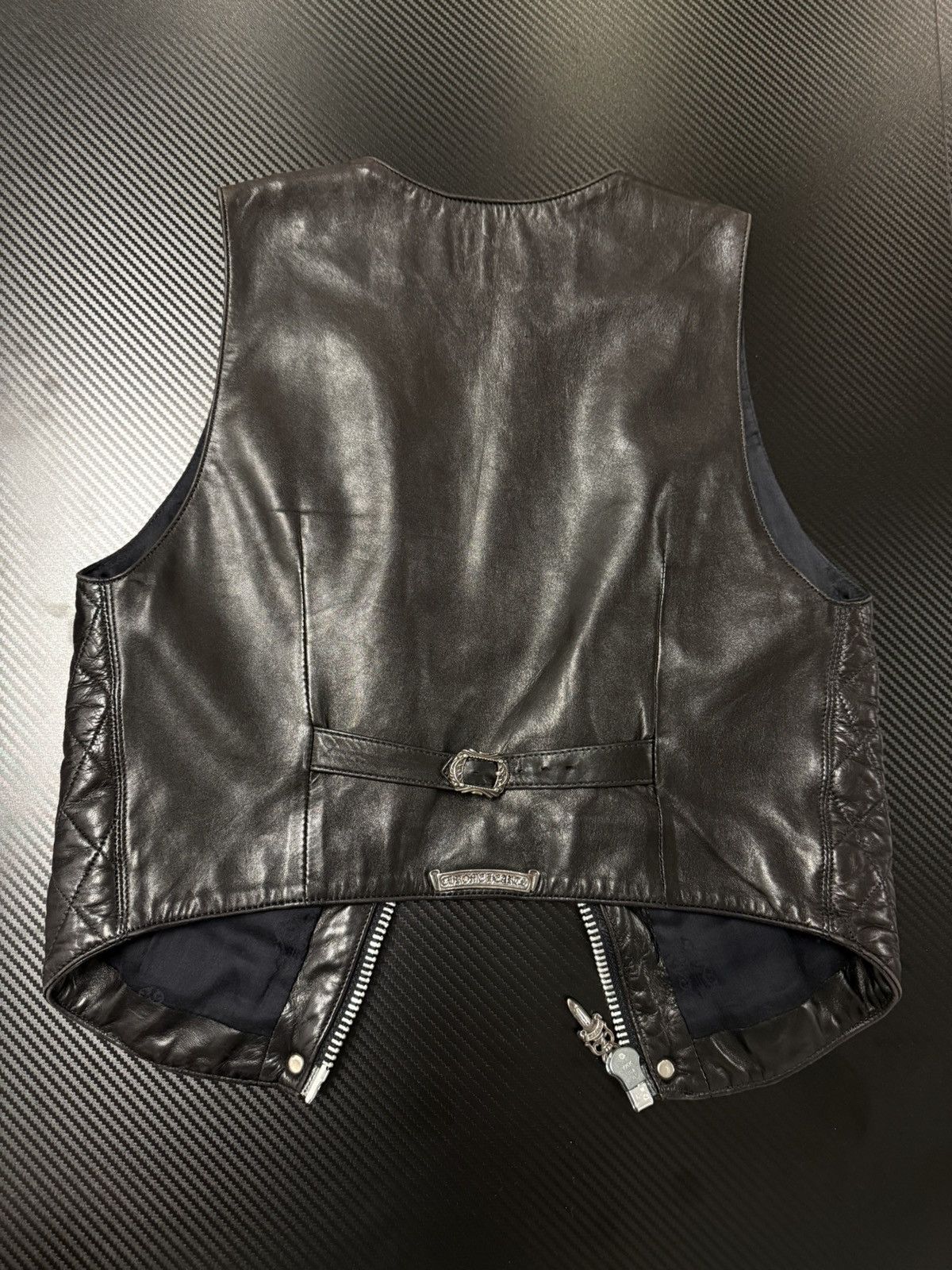 Chrome Hearts Chrome Hearts quilted leather vest Size S / US 4 / IT 40 - 7 Thumbnail