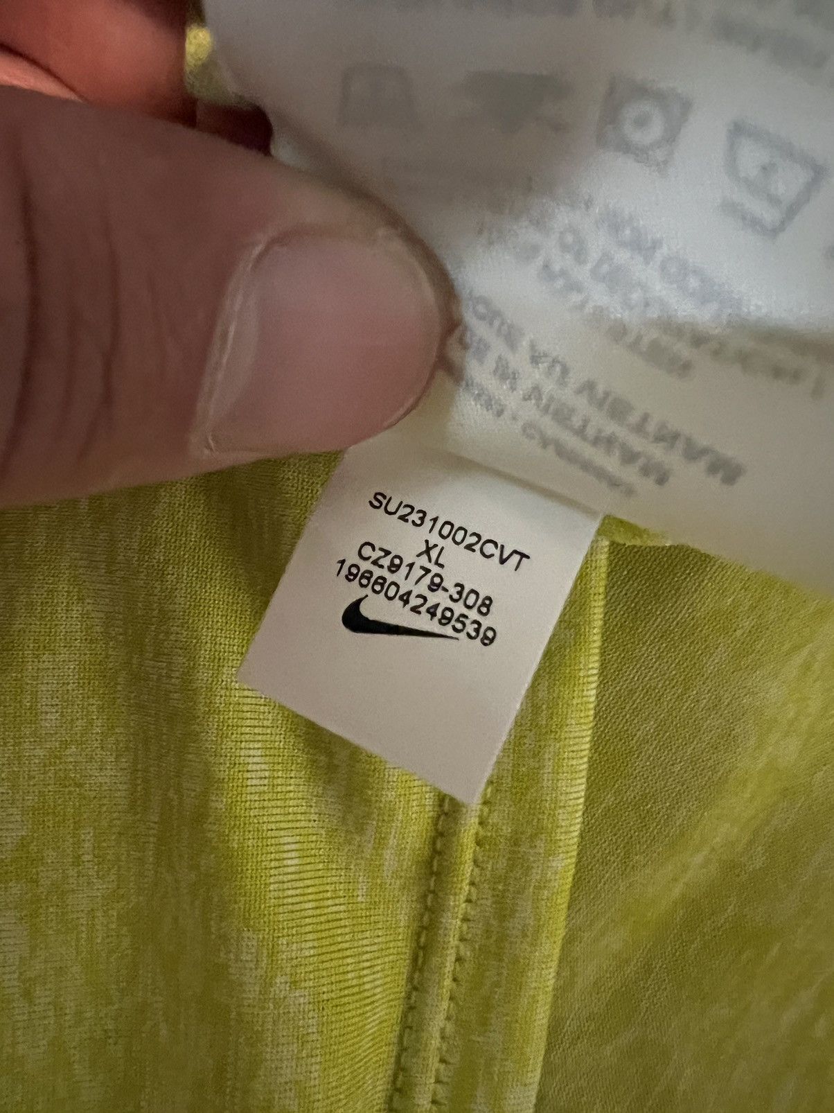 Nike Nike Running Rise 365 Tank Top Bright Cactus Size US XL / EU 56 / 4 - 9 Thumbnail